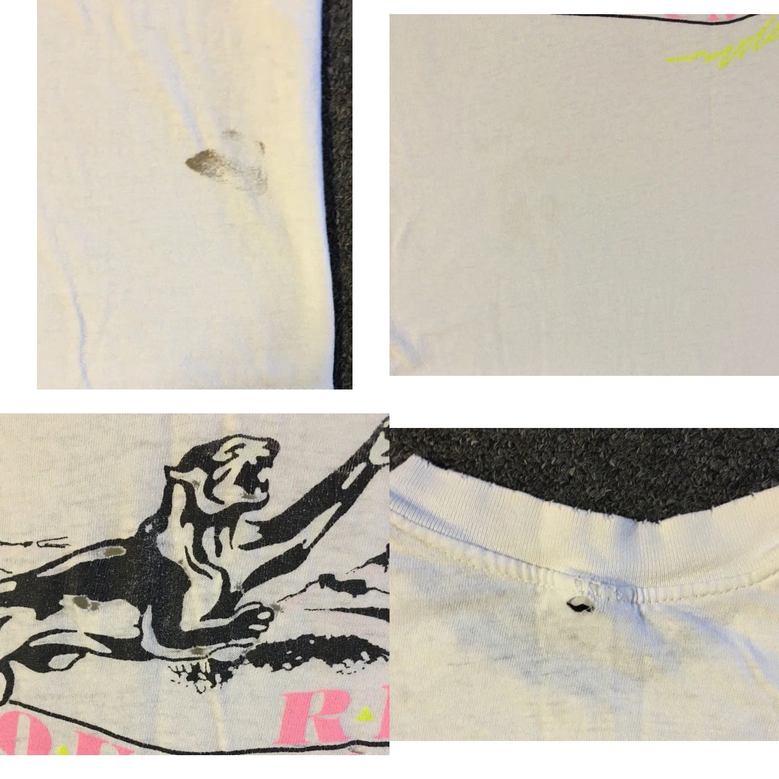 Vintage VINTAGE 90s Red Mountain Volleyball Faded Distressed Shirt S White Men Short Sleeve Size US S / EU 44-46 / 1 - 10 Thumbnail