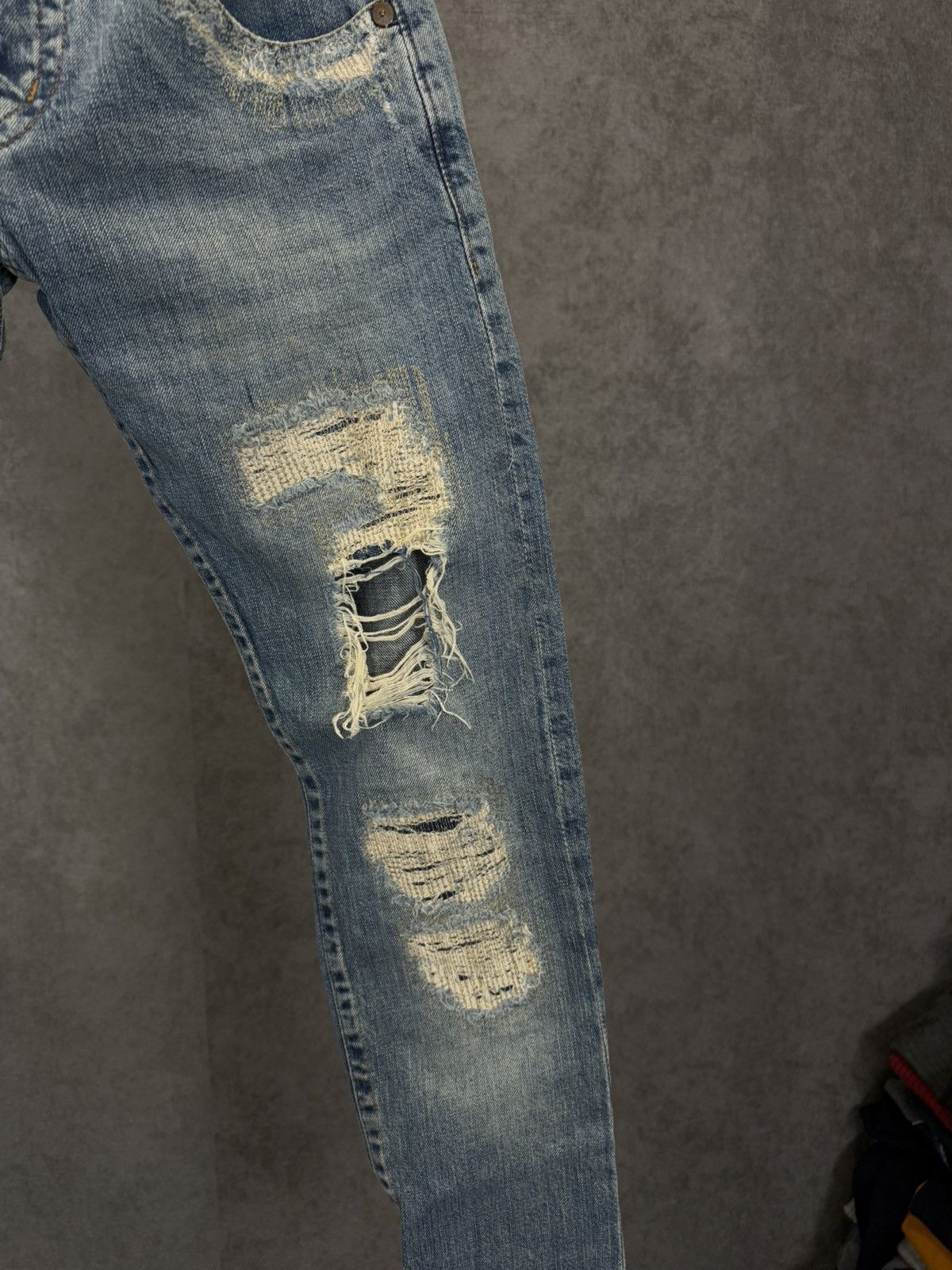 Allsaints Allsaints vintage designer distressed denim jeans Size US 28 / EU 44 - 3 Thumbnail