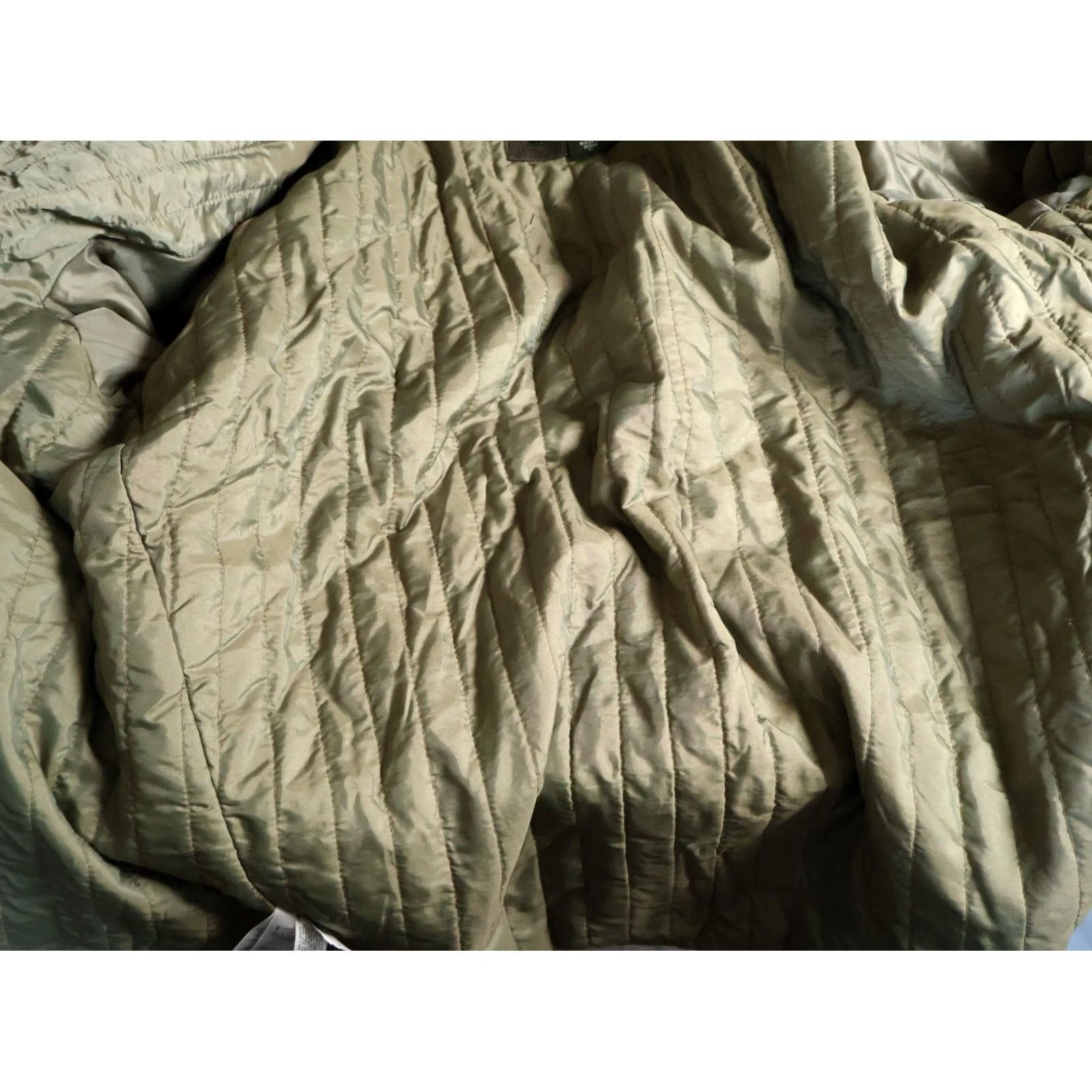 Eddie Bauer Eddie Bauer Barn Jacket Men XL Green Full Zip Corduroy Trim Lining Quilted Nylon Pockets Side Zip Front Button Overlay military jacket style Size US XL / EU 56 / 4 - 5 Thumbnail