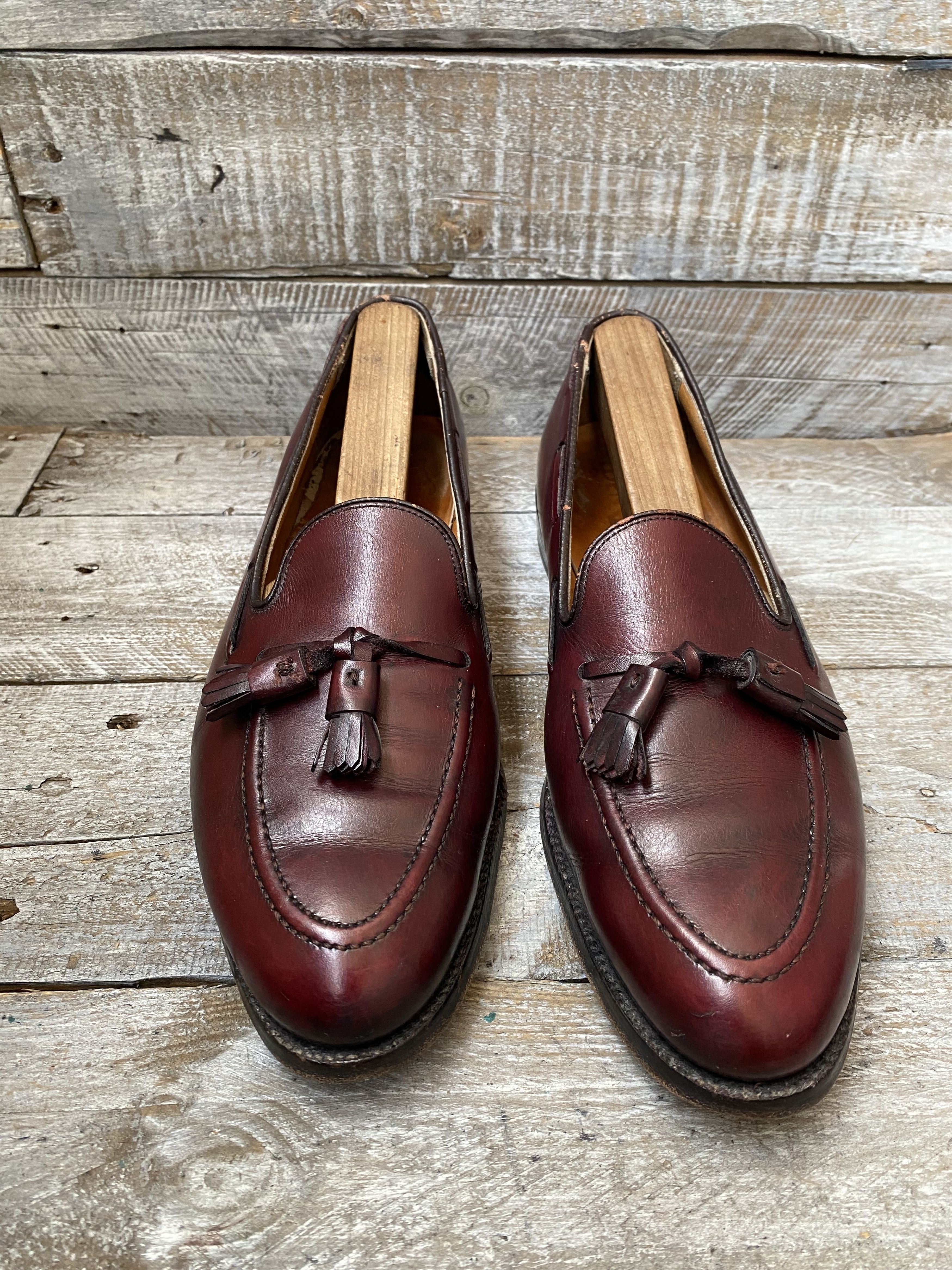 Alden Alden tassel burgundy slip- on leather shoessz 10.5A/C Size US 10.5 / EU 43-44 - 6 Thumbnail