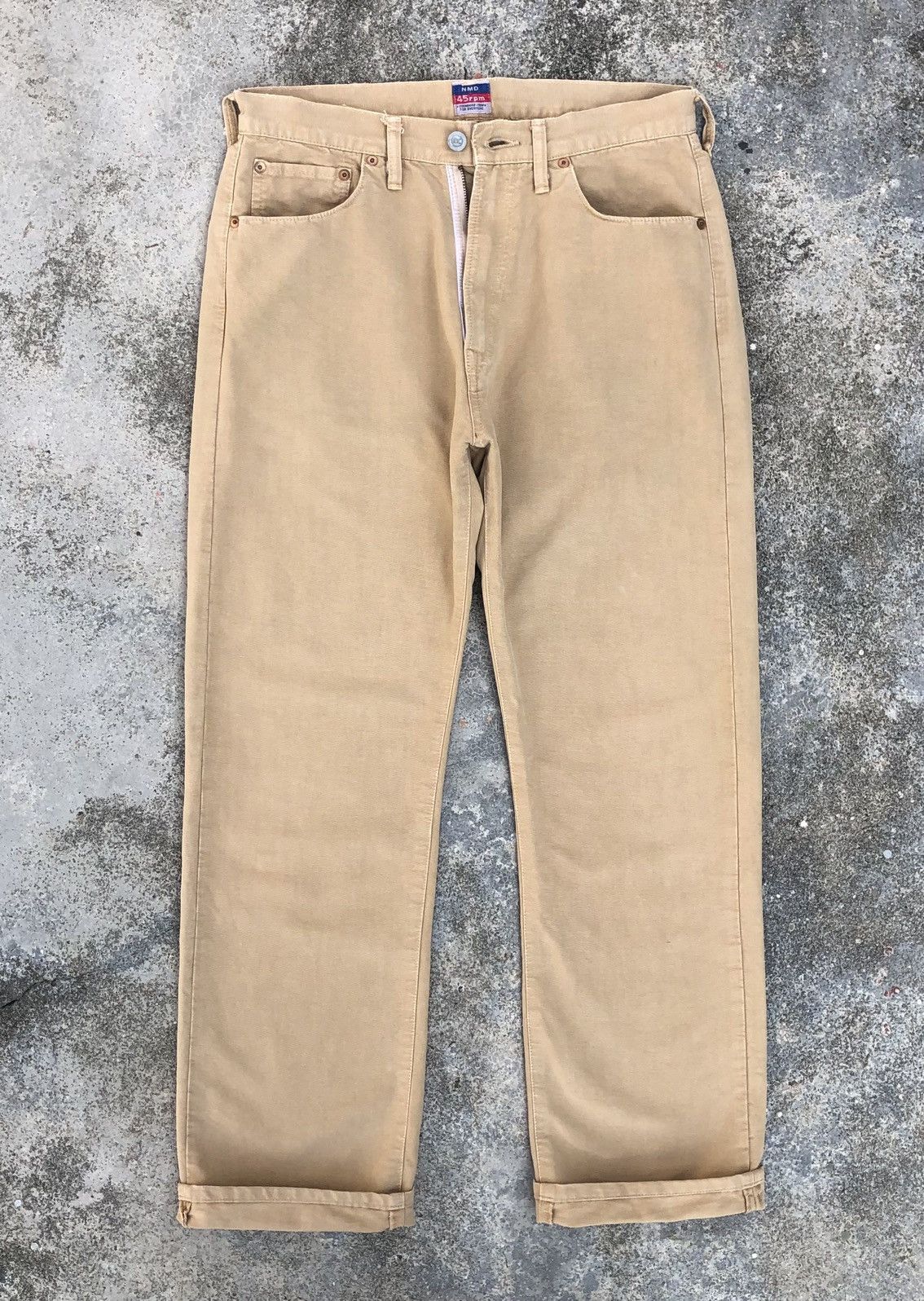 45rpm Vintage 45rpm Denim Straight Leg Jeans Khaki Made in Japan Size US 30 / EU 46 - 1 Thumbnail