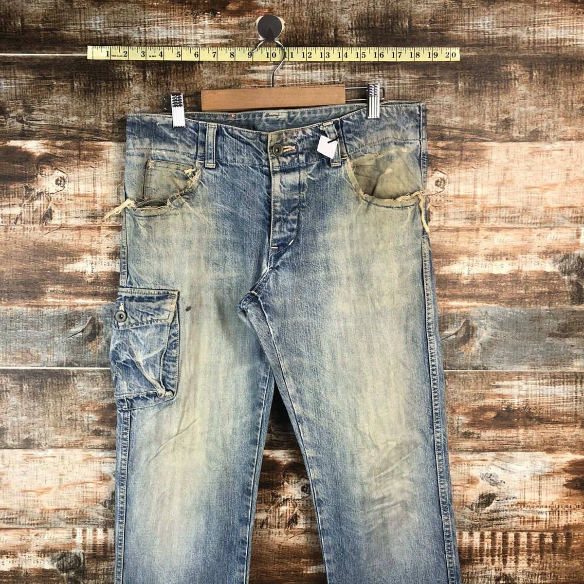 Johnbull DL John Bull Blue Multipocket Denim Pants #A2069 Size US 32 / EU 48 - 4 Thumbnail