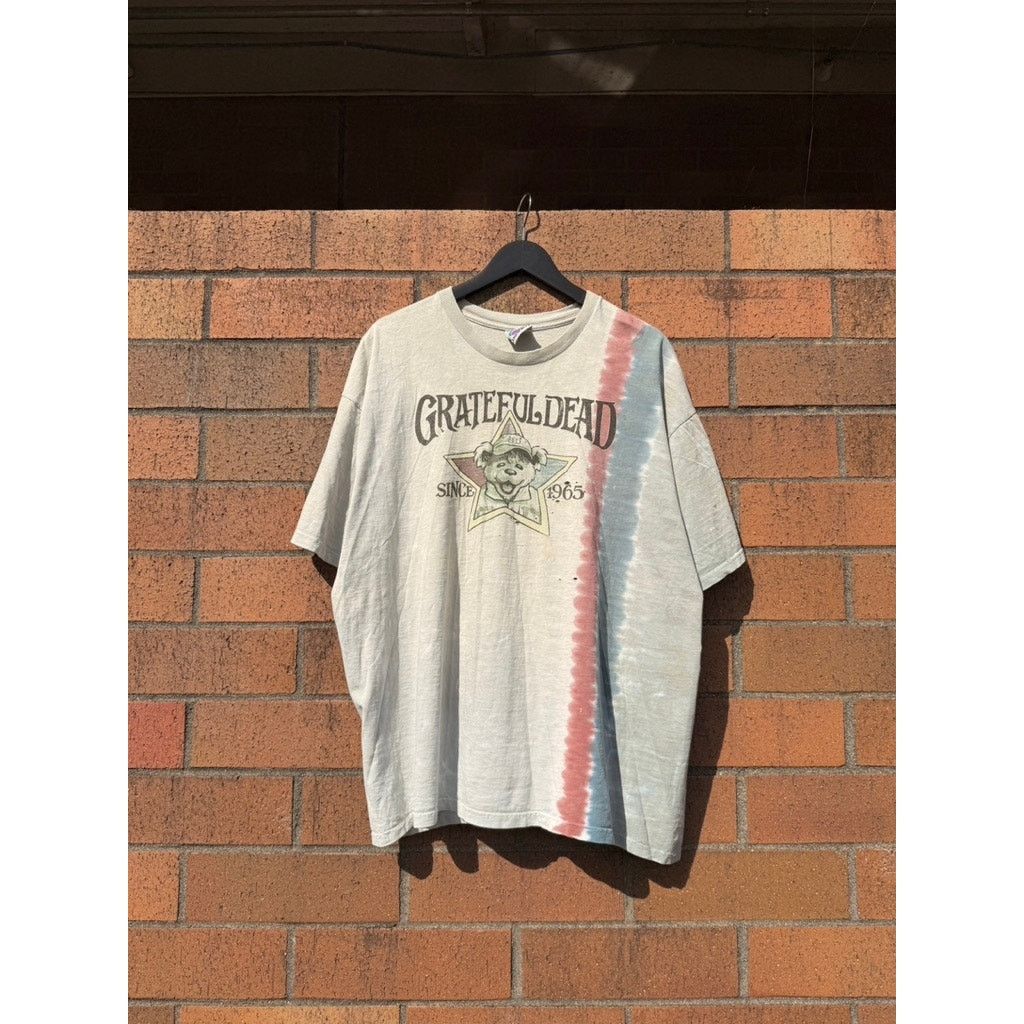 Grateful Dead × Liquid Blue × Vintage 2000 Grateful Dead Vintage Baseball Bear Tie Dye Tee Shirt Size US XXL / EU 58 / 5 - 1 Thumbnail