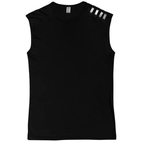 Dirk Bikkembergs Dirk Bikkembergs Metal Patch Tank Top Size US XXL / EU 58 / 5 - 1 Thumbnail