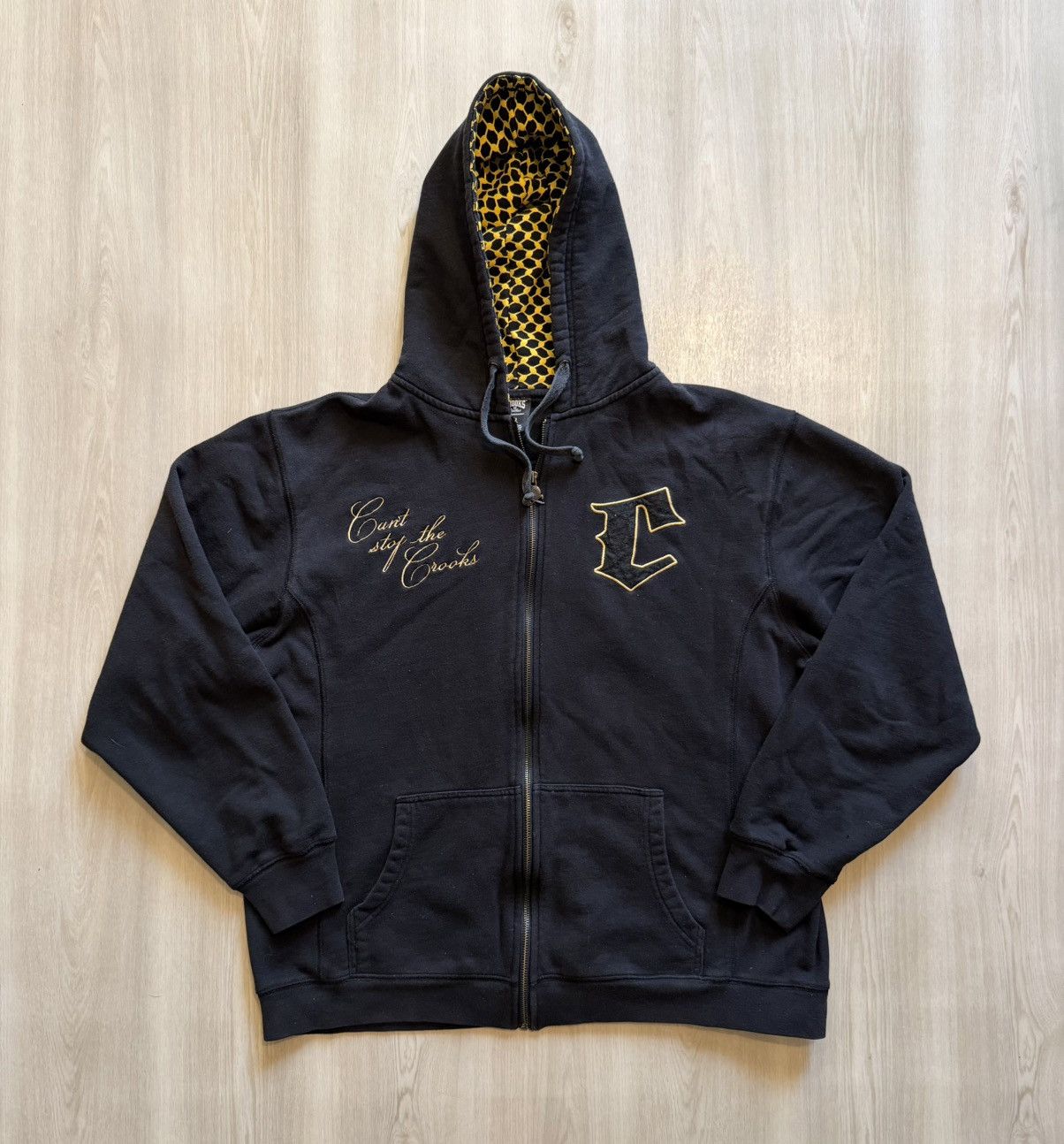 Crooks & Castles Crooks & Castles Embroidered Medusa Logo Zip Up Hoodie Sz XL Size US XL / EU 56 / 4 - 3 Thumbnail