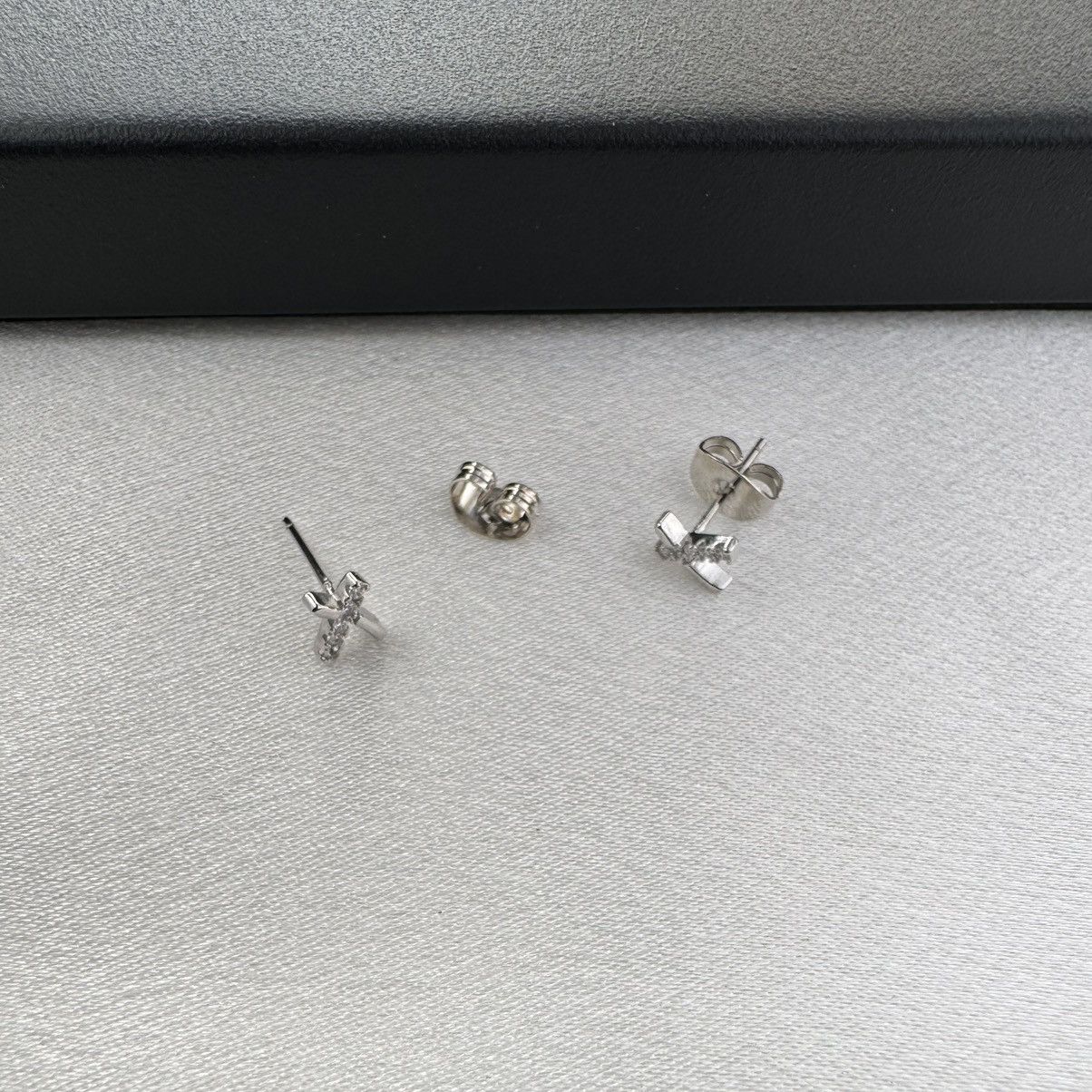 Designer Small Tiny CZ Stud Earrings for Women Size ONE SIZE - 4 Thumbnail