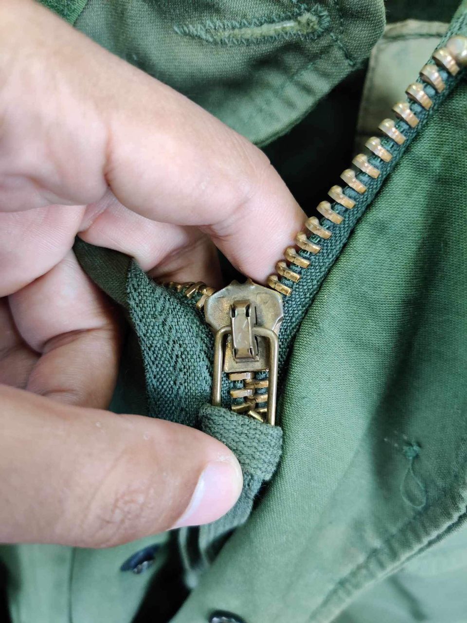 Vintage Vintage 80s U.S Army OG M65 Field Jacket Olive Green Size US M / EU 48-50 / 2 - 13 Thumbnail