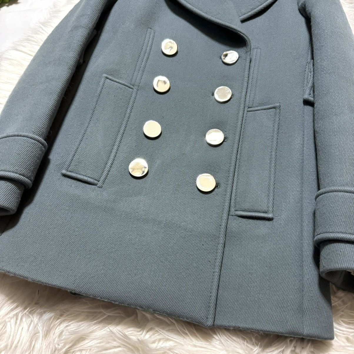 Gucci Gucci silver button double jacket peacoat size 36 pale Size XS / US 0-2 / IT 36-38 - 7 Thumbnail
