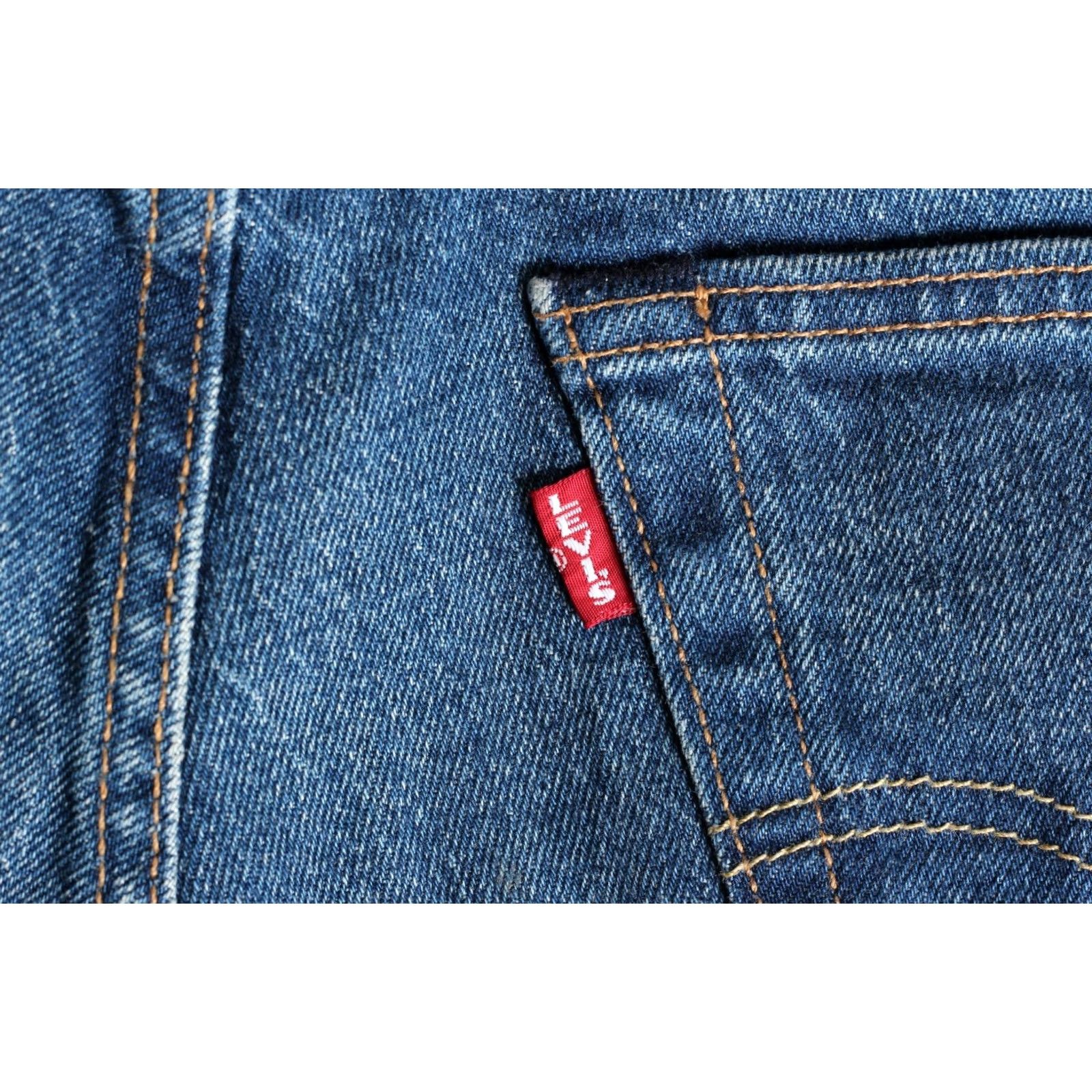 Levi's LEVI’S 501 PREMIUM Jeans Men 28x28 W28 L28 Regular Straight Stretch DZ7438 Dark Blue Blue Size US 28 / EU 44 - 5 Thumbnail