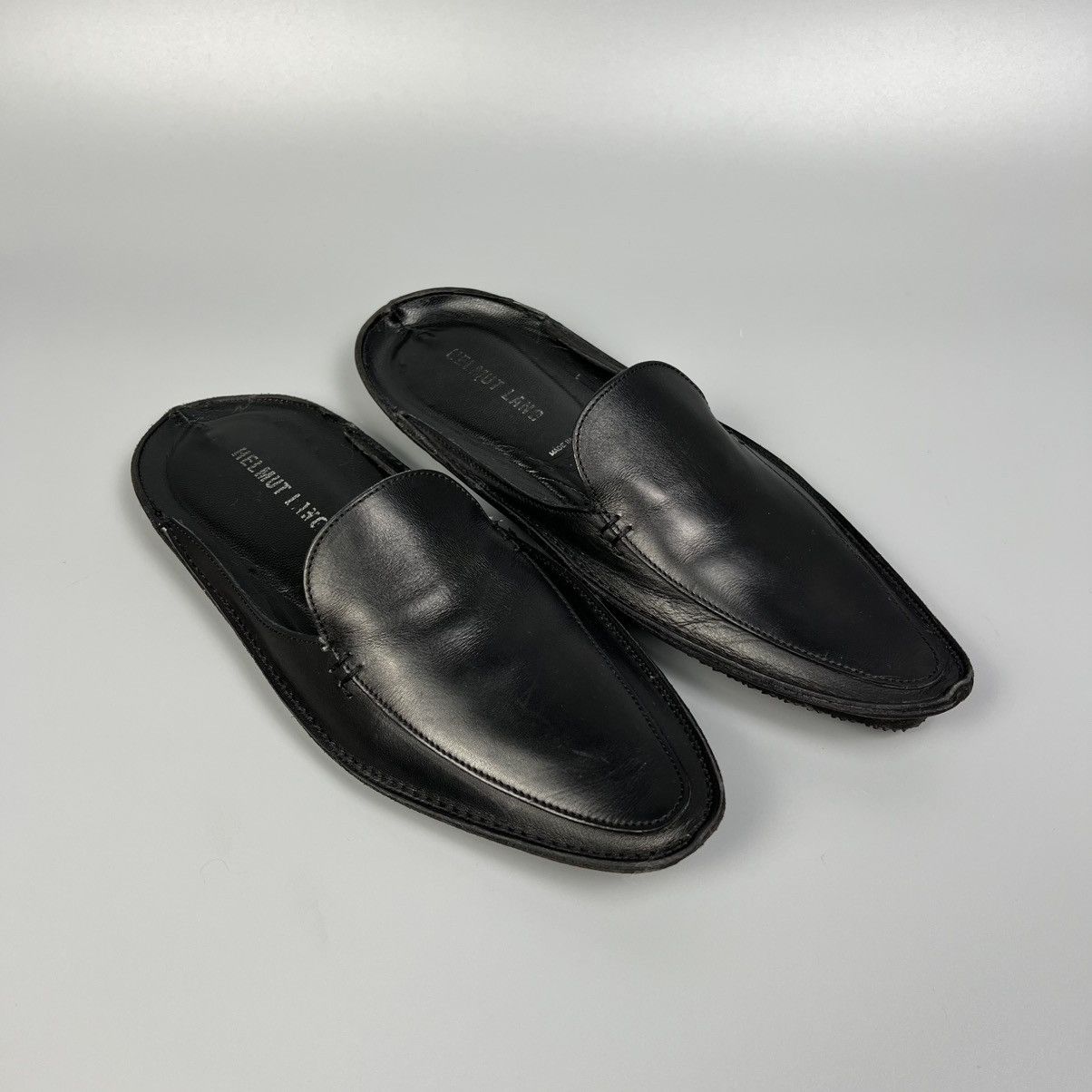 Helmut Lang Helmut Lang - Leather Flat Sandals Size US 6 / IT 36 - 1 Thumbnail