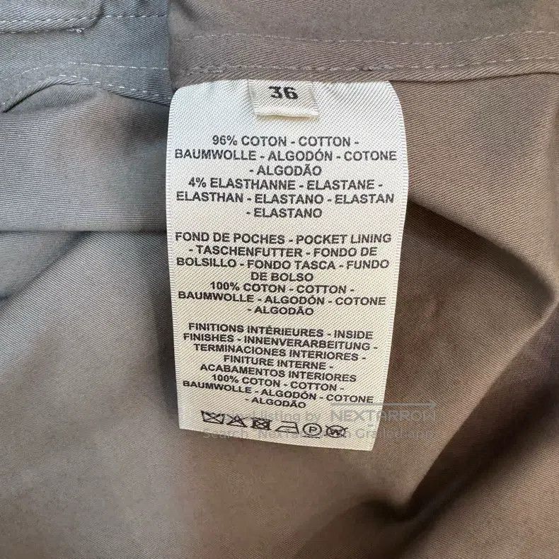 Hermes Hermes Elephant Grey Workwear Short Sleeve Dress Size XS / US 0-2 / IT 36-38 - 6 Thumbnail