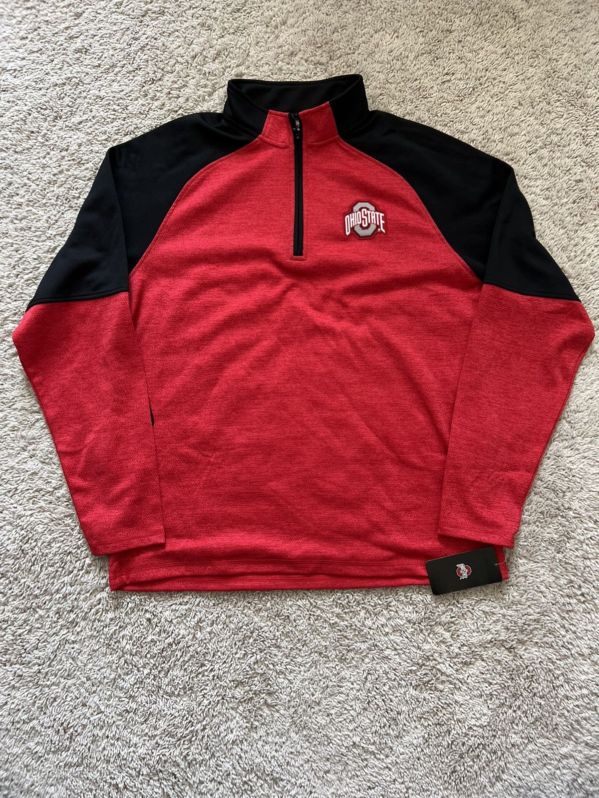 NCAA Ohio State Buckeyes NCAA Knit Crewneck Fleece Zip Up Jacket Size US XXL / EU 58 / 5 - 2 Thumbnail