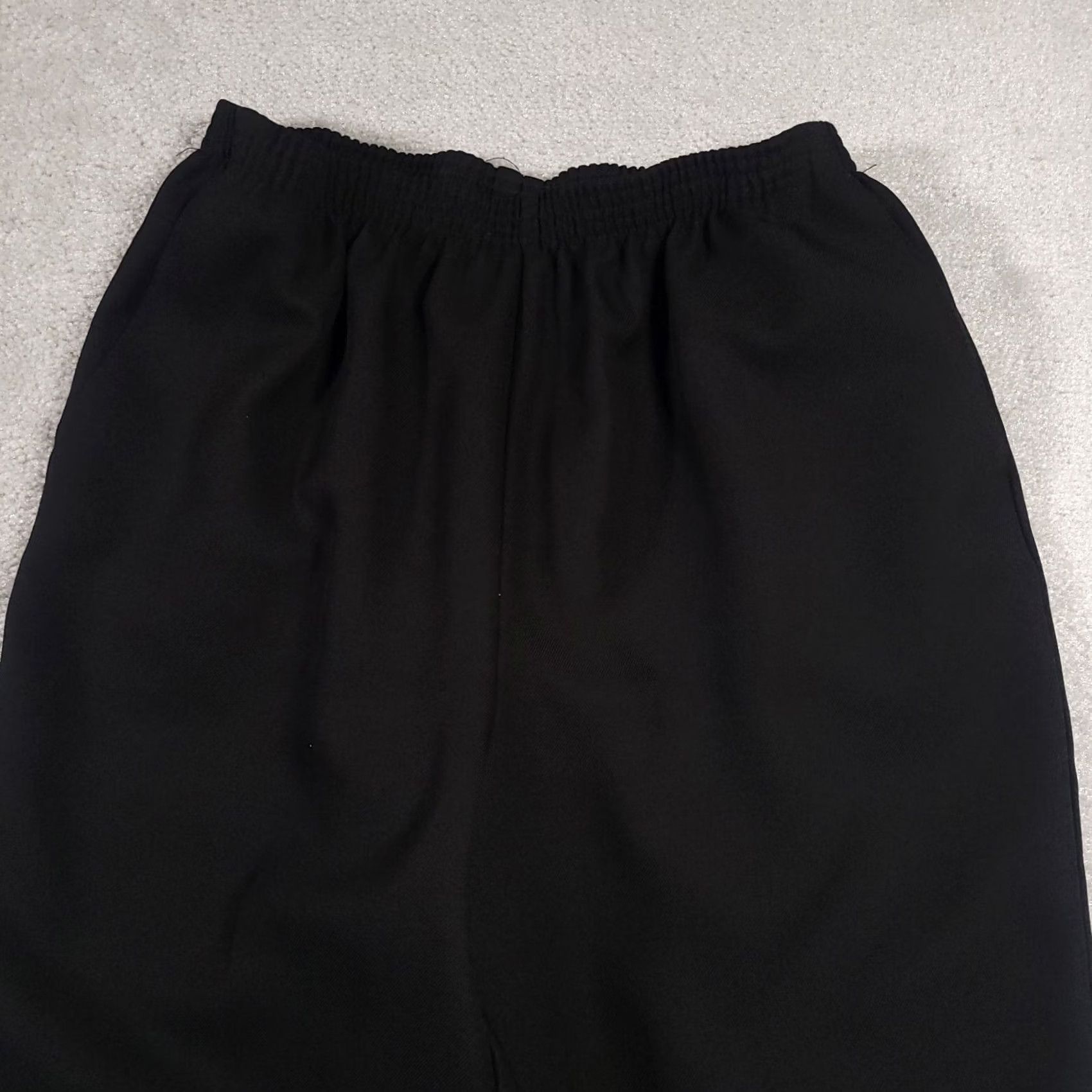 Vintage VINTAGE Alfred Dunner Pants Women's 12 Black Classic High Rise Pull On Made In USA Vtg Size 34" / US 12 / IT 48 - 3 Thumbnail