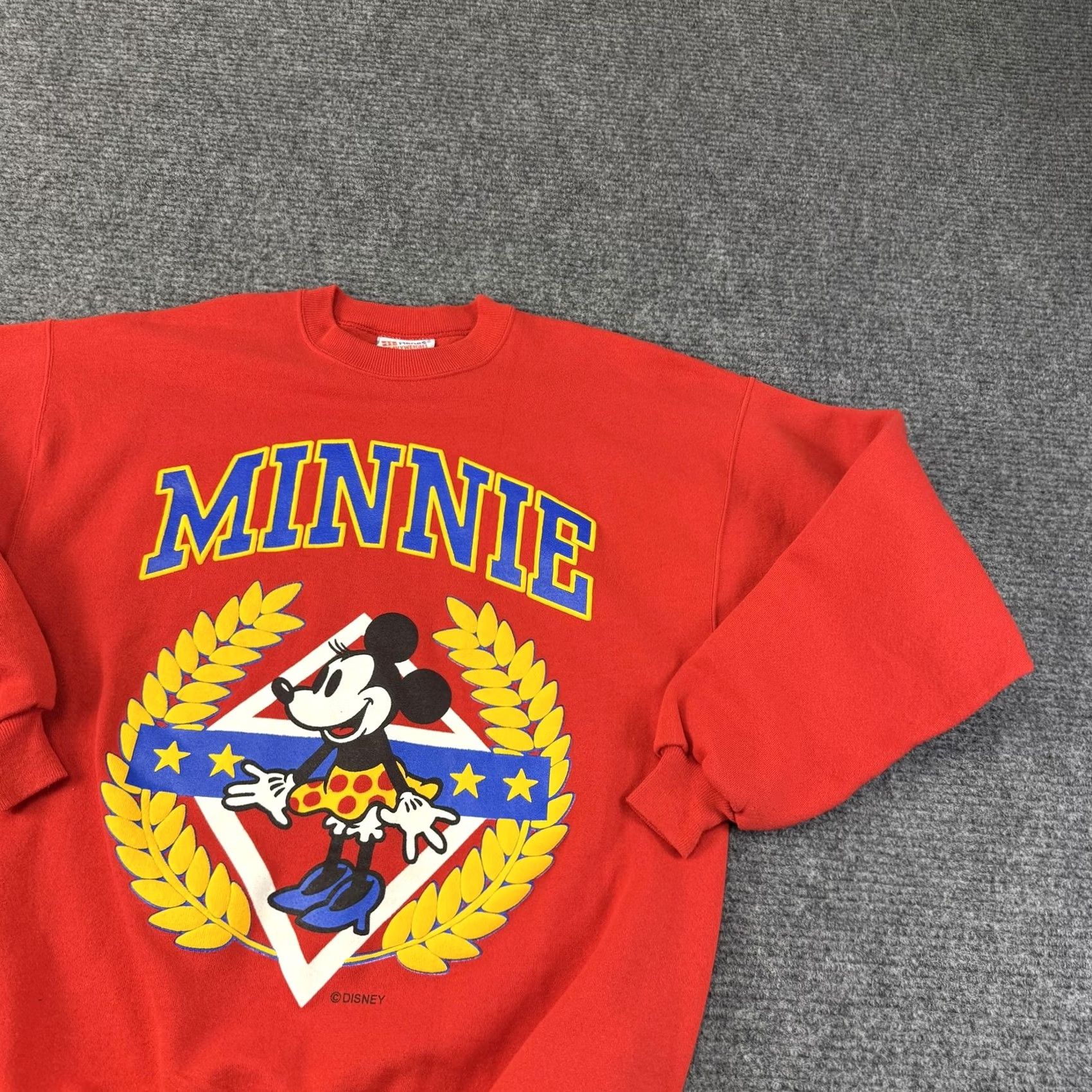 Hanes VINTAGE Hanes Sweater Minnie Mouse Disney USA Heavyweight Red Mens Large Size US L / EU 52-54 / 3 - 2 Thumbnail