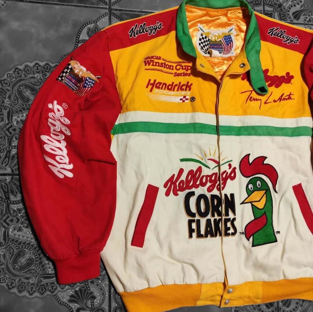Jeff Hamilton Jacket Racing "Jeff Hamilton Corn Flakes x Jeff Hamilton" Size US XXL / EU 58 / 5 - 3 Thumbnail