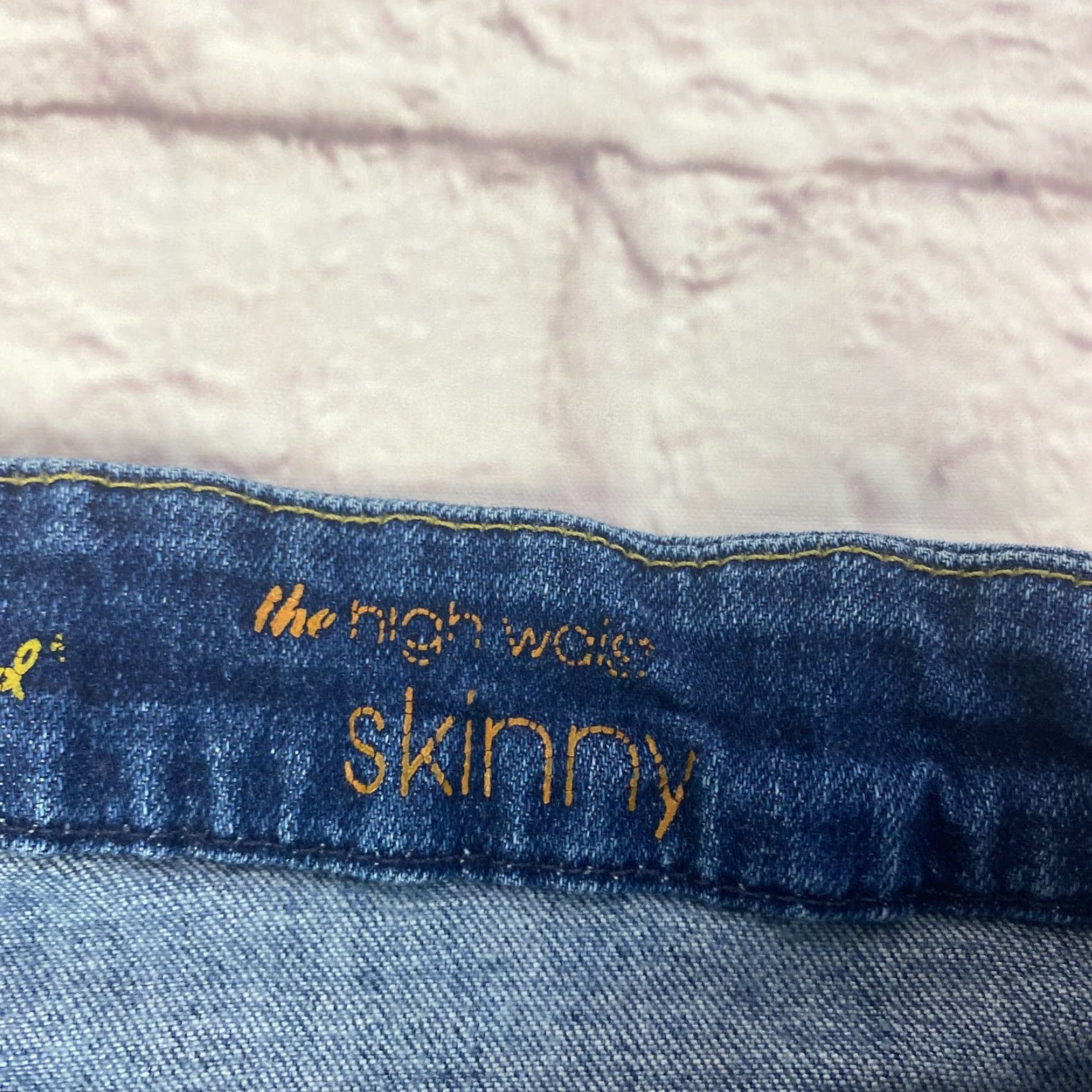7 For All Mankind VINTAGE 7 For All Mankind Womens High Waist Skinny Jeans 29 Blue Stretch Ankle - Mens? Size 29" - 3 Thumbnail