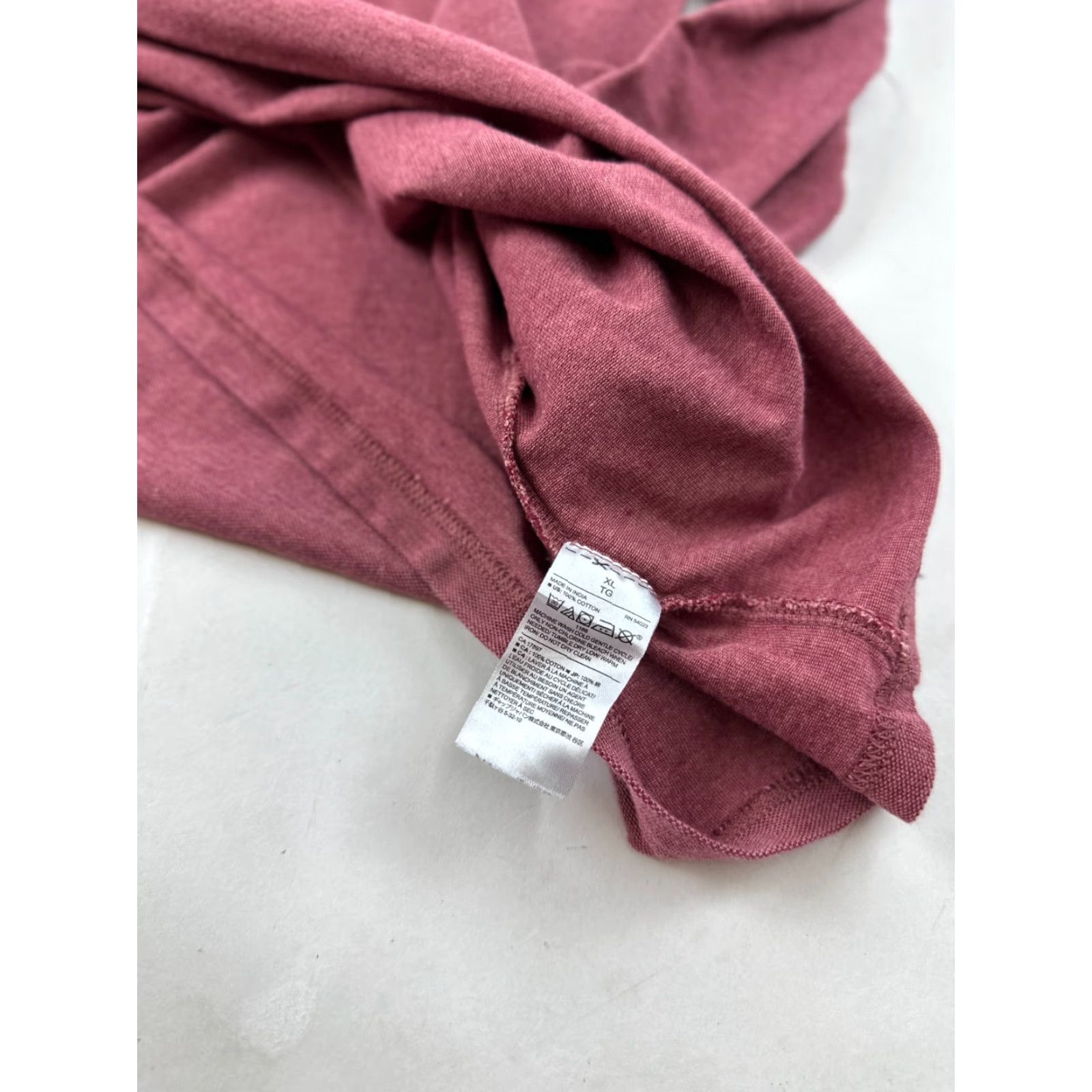 Banana Republic Banana Republic Shirt Mens XL Pink Heather Long Sleeve Crew Neck T-Shirt Outdoor Size US XL / EU 56 / 4 - 5 Thumbnail