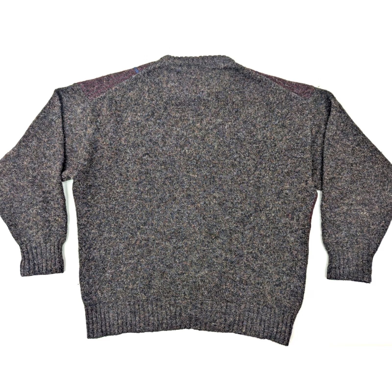 Vintage SR for Shillito Rikes VTG 100% Virgin Merino Wool Pullover Crew Neck Sweater Men XL Gray Size US XL / EU 56 / 4 - 7 Thumbnail