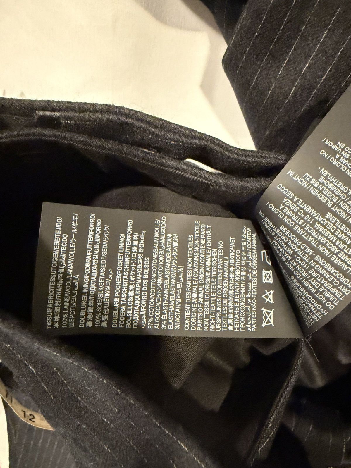 Saint Laurent Paris Saint laurent mens 2022 striped pants. 52/36. $1350 Size US 36 / EU 52 - 4 Thumbnail