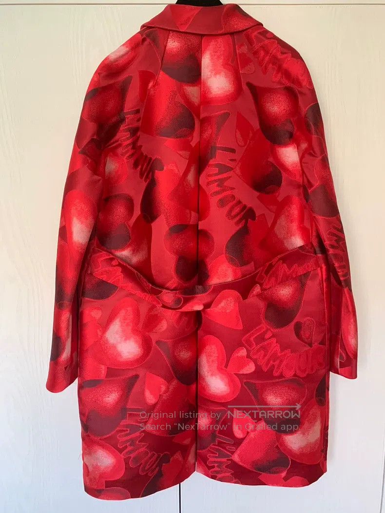 Valentino Valentino Heart print coat coat Size M / US 6-8 / IT 42-44 - 9 Thumbnail