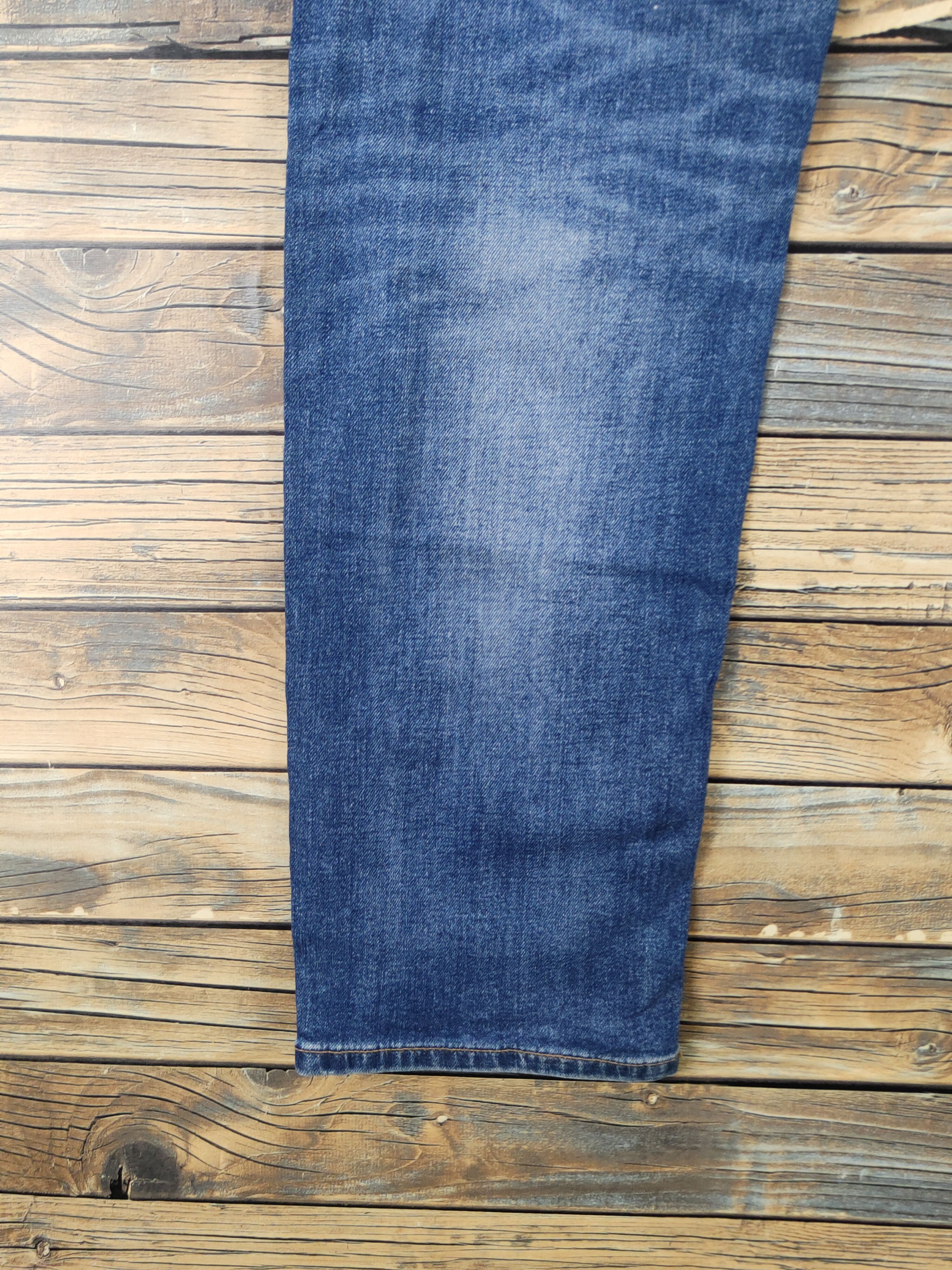 Japanese Brand Uniqlo japan Blue Distressed Ripped Jeans #W1406 Size US 32 / EU 48 - 9 Thumbnail