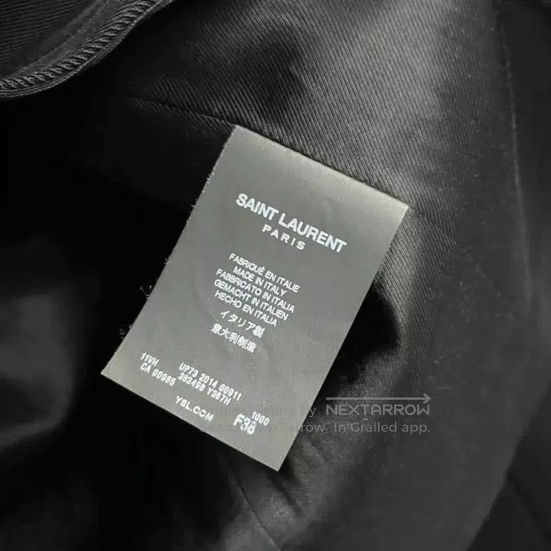 Saint Laurent Paris Saint Laurent Black Wool Short Jacket. Size US M / EU 48-50 / 2 - 4 Thumbnail