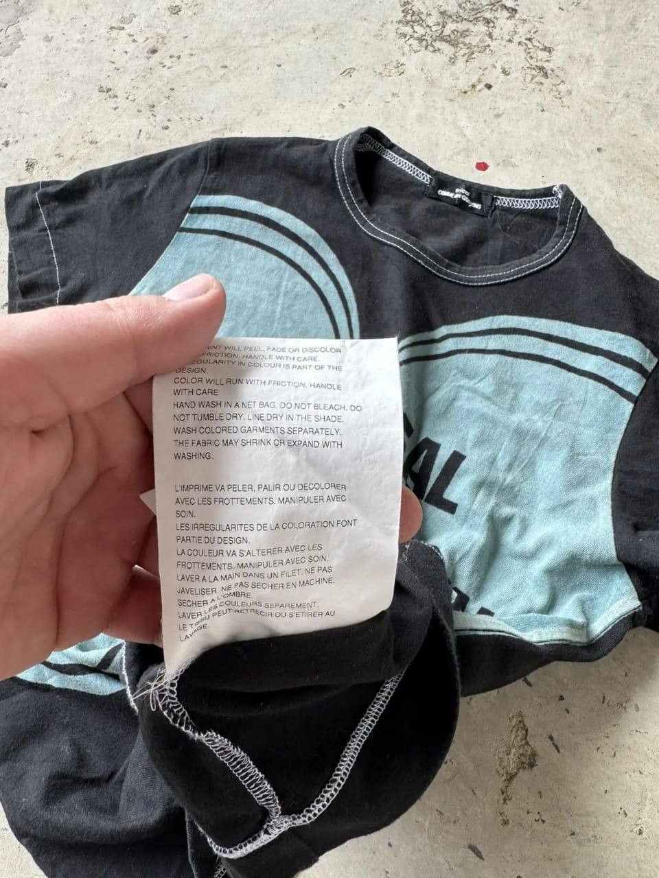 Comme des Garcons Ad2004 Tricot Comme des Garcons mad festival tshirt Size S / US 4 / IT 40 - 5 Thumbnail