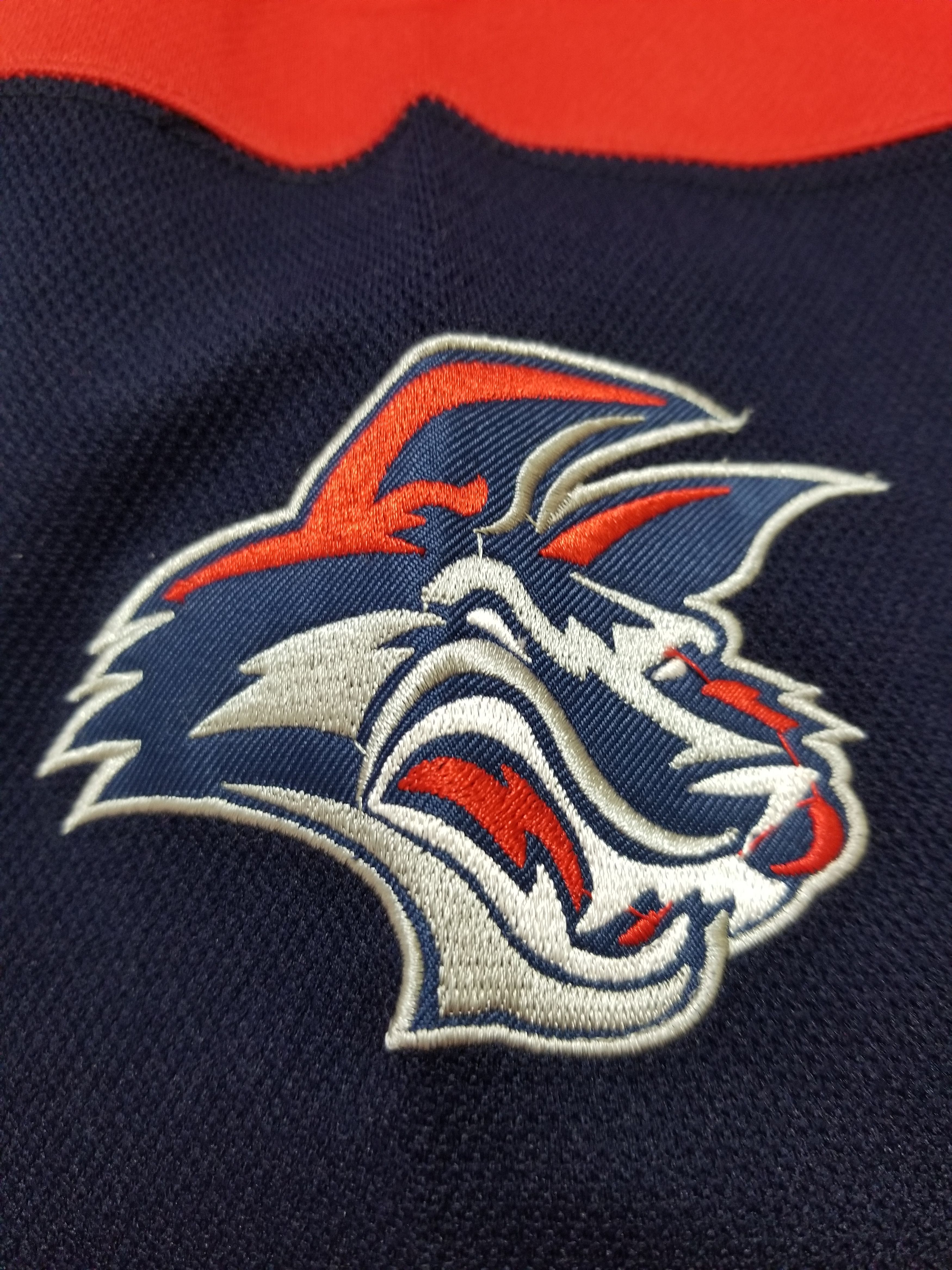 Other Ben Blood Elmira Jackals Hockey ECHL Stitched Sewn Jersey Size US L / EU 52-54 / 3 - 4 Thumbnail
