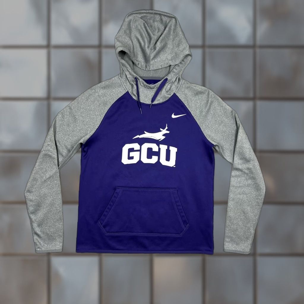 Nike Nike Dri-Fit Women's Hoodie Long Sleeve Pullover 2-Tone GCU Antelopes Purple EUC Small Size S / US 4 / IT 40 - 1 Thumbnail