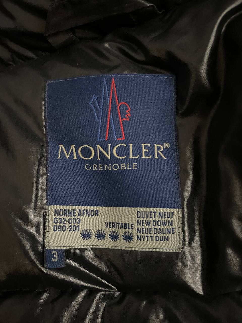 Moncler Moncler Down Jacket Black Grenoble Vintage Size US M / EU 48-50 / 2 - 10 Thumbnail