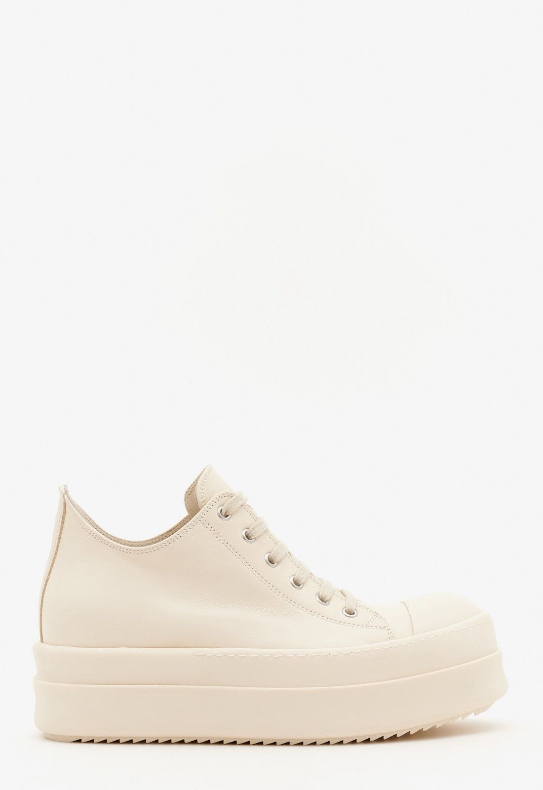 Last Rick Owens Hollywood Mega Bumper Leather Sneakers