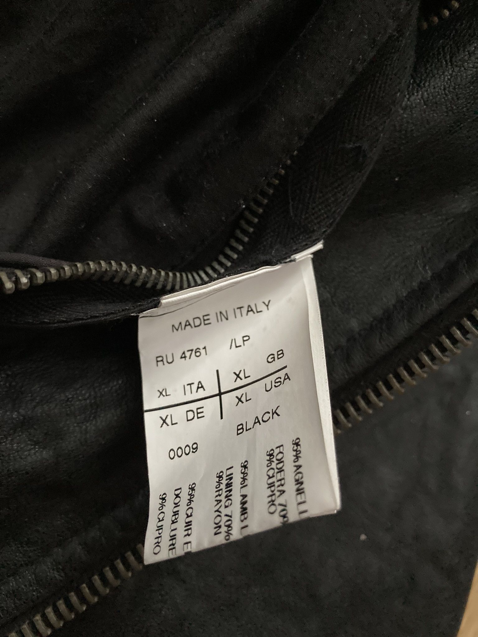 Rick Owens F/W 09 "CRUST" Hammered Lamb Leather Intarsia Jacket XL Size US XL / EU 56 / 4 - 20 Thumbnail