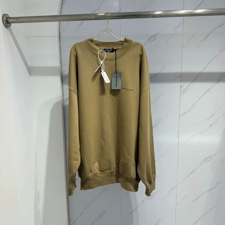 Balenciaga Balenciaga Khaki Chest BB Small Letter Embroidered Logo Ro Size US S / EU 44-46 / 1 - 1 Thumbnail