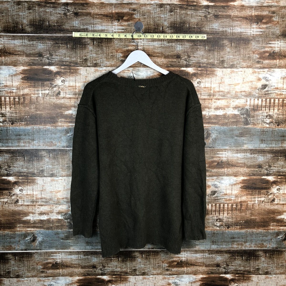 Vintage Muse Green ripped vintage Knitwear #A1648 Size US M / EU 48-50 / 2 - 11 Thumbnail