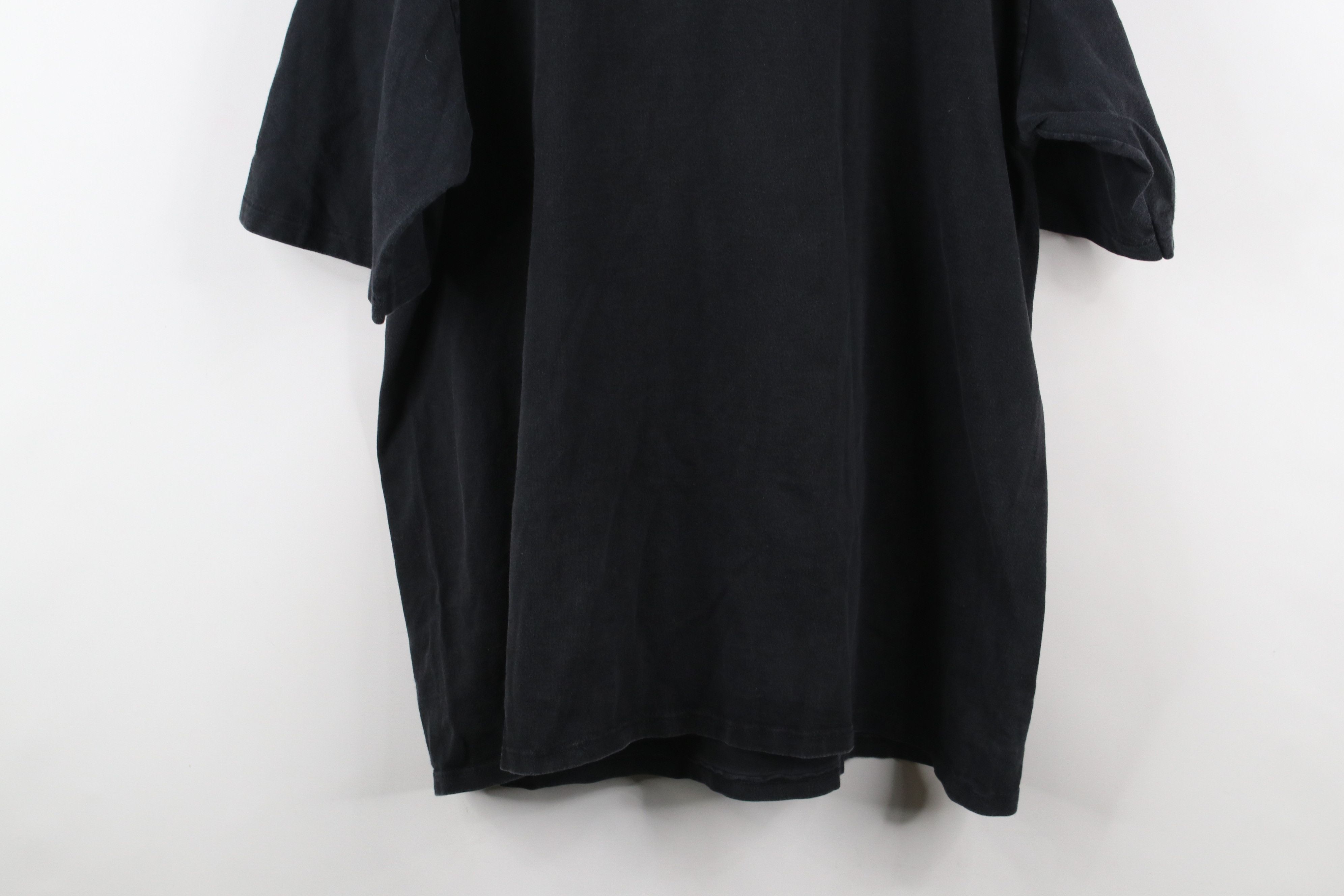 Vintage Vintage 90s Streetwear Heavyweight T-Shirt Black Cotton Size US XXL / EU 58 / 5 - 14 Thumbnail