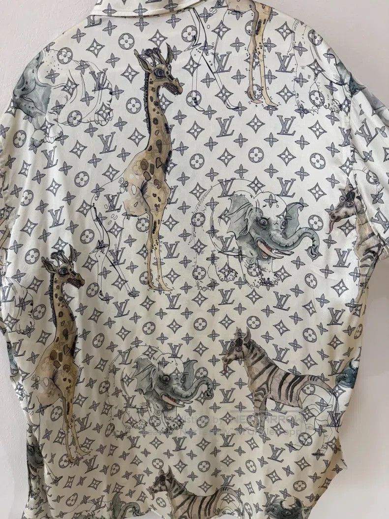 Louis Vuitton Louis Vuitton Zoo Silk Shirt Size US XXL / EU 58 / 5 - 3 Thumbnail