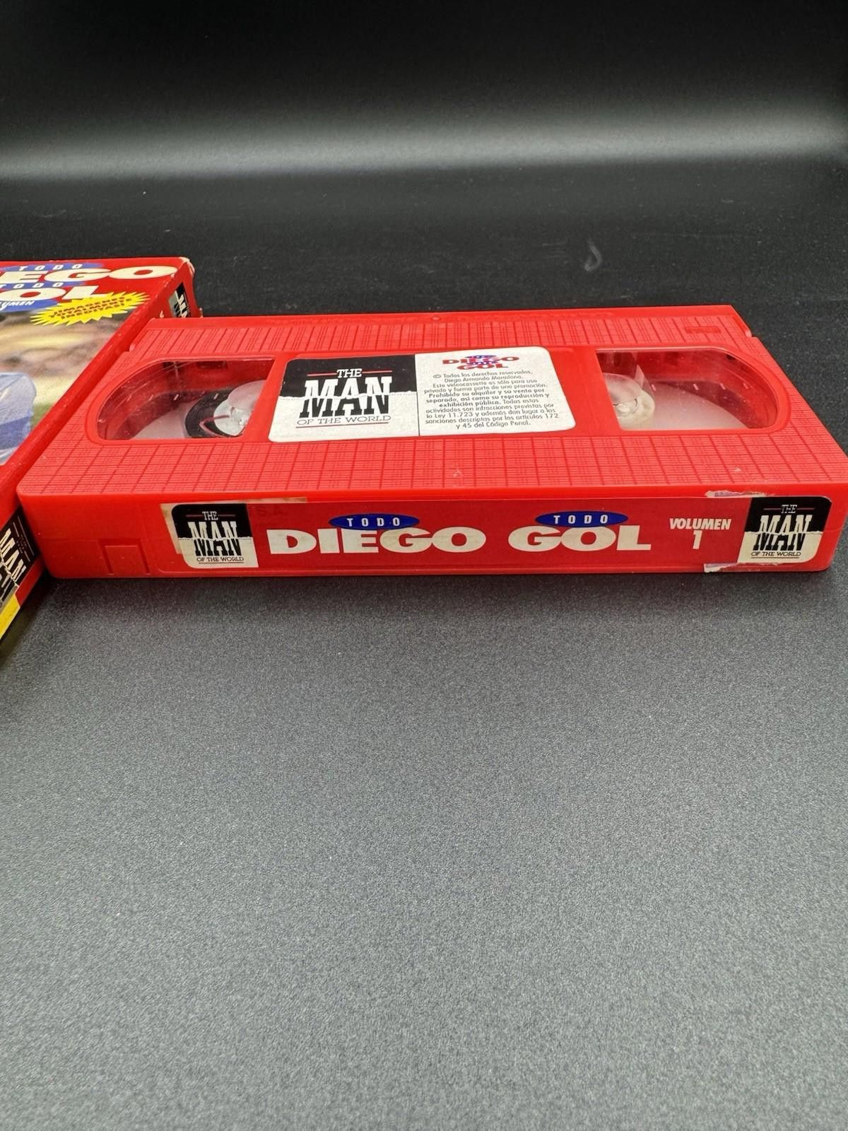 Designer Todo Diego Todo Gol Volumen 1 Maradona Soccer VHS Video Tape Size ONE SIZE - 5 Thumbnail