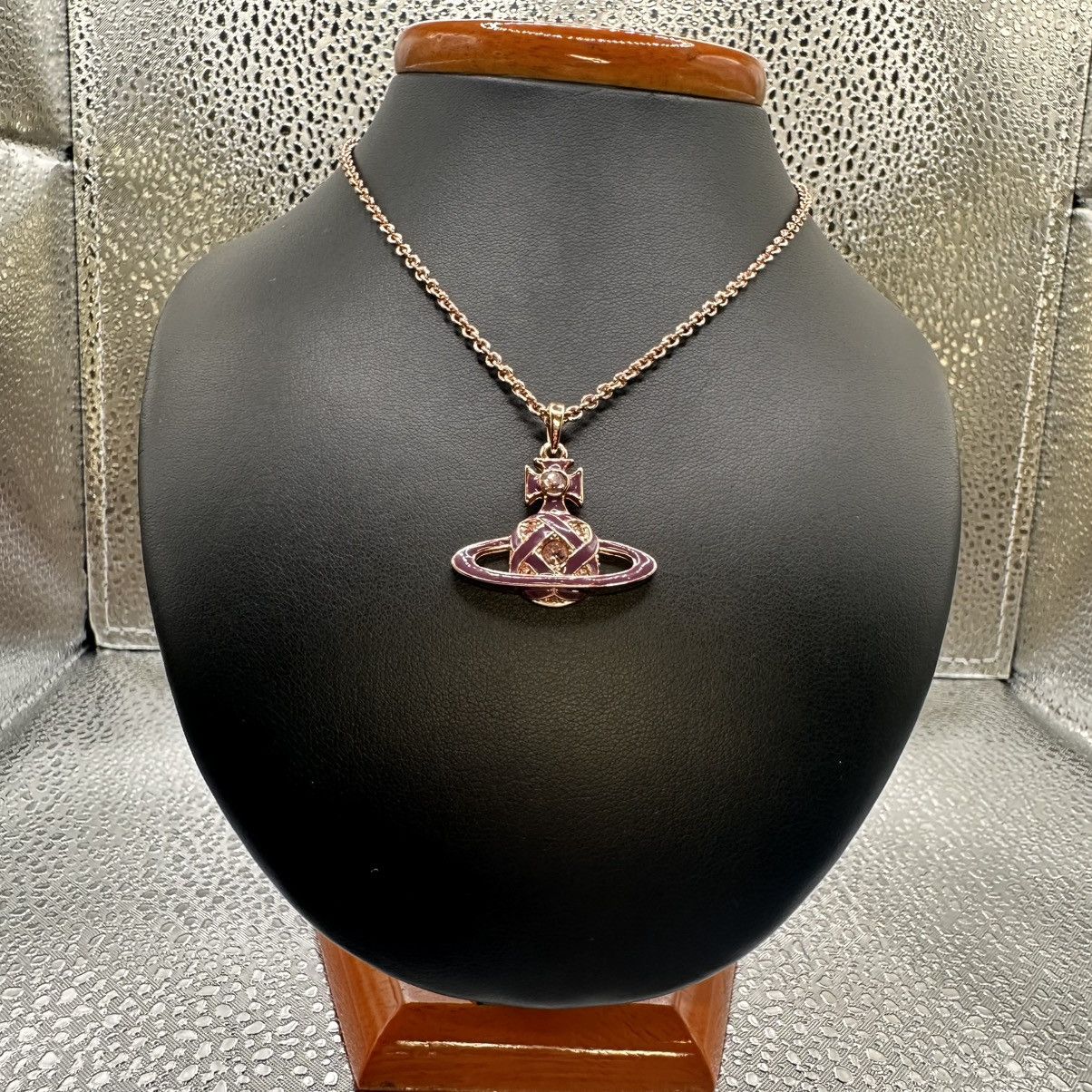 Vivienne Westwood Craaazy Rare Vivienne Westwood necklace purple pendant Size ONE SIZE - 2 Thumbnail