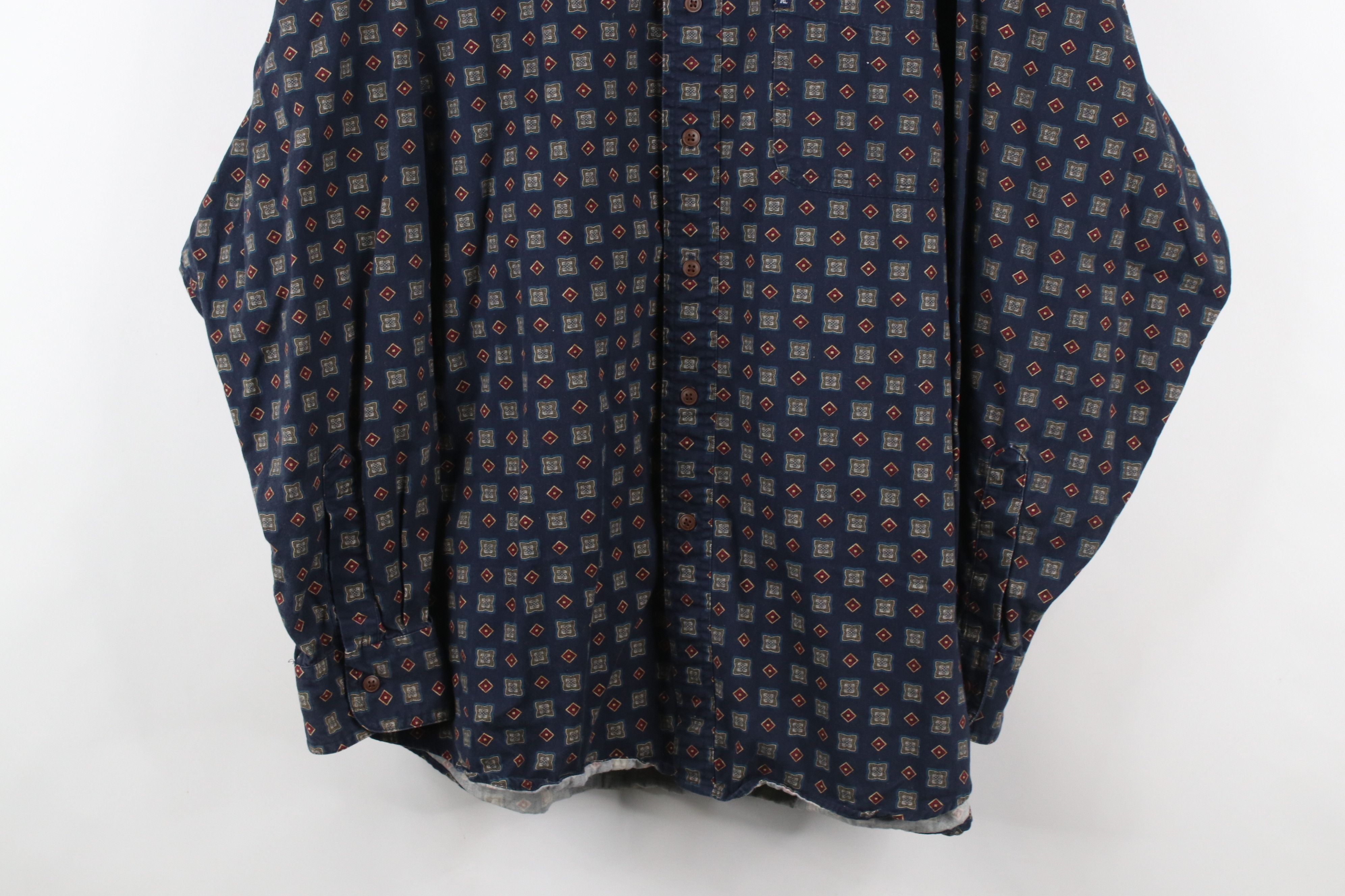 Ralph Lauren × Vintage Vintage 90s Chaps Ralph Lauren Collared Button Down Shirt Size US XL / EU 56 / 4 - 3 Thumbnail