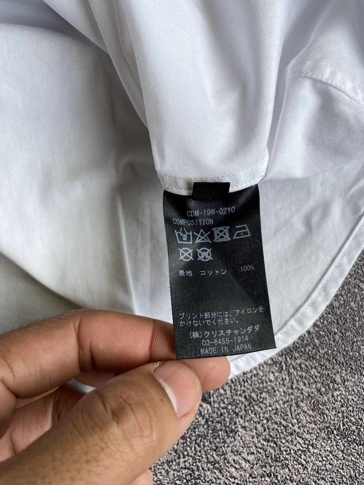 Japanese Brand Christian Dada Signal Noise Shirt Size US L / EU 52-54 / 3 - 11 Thumbnail