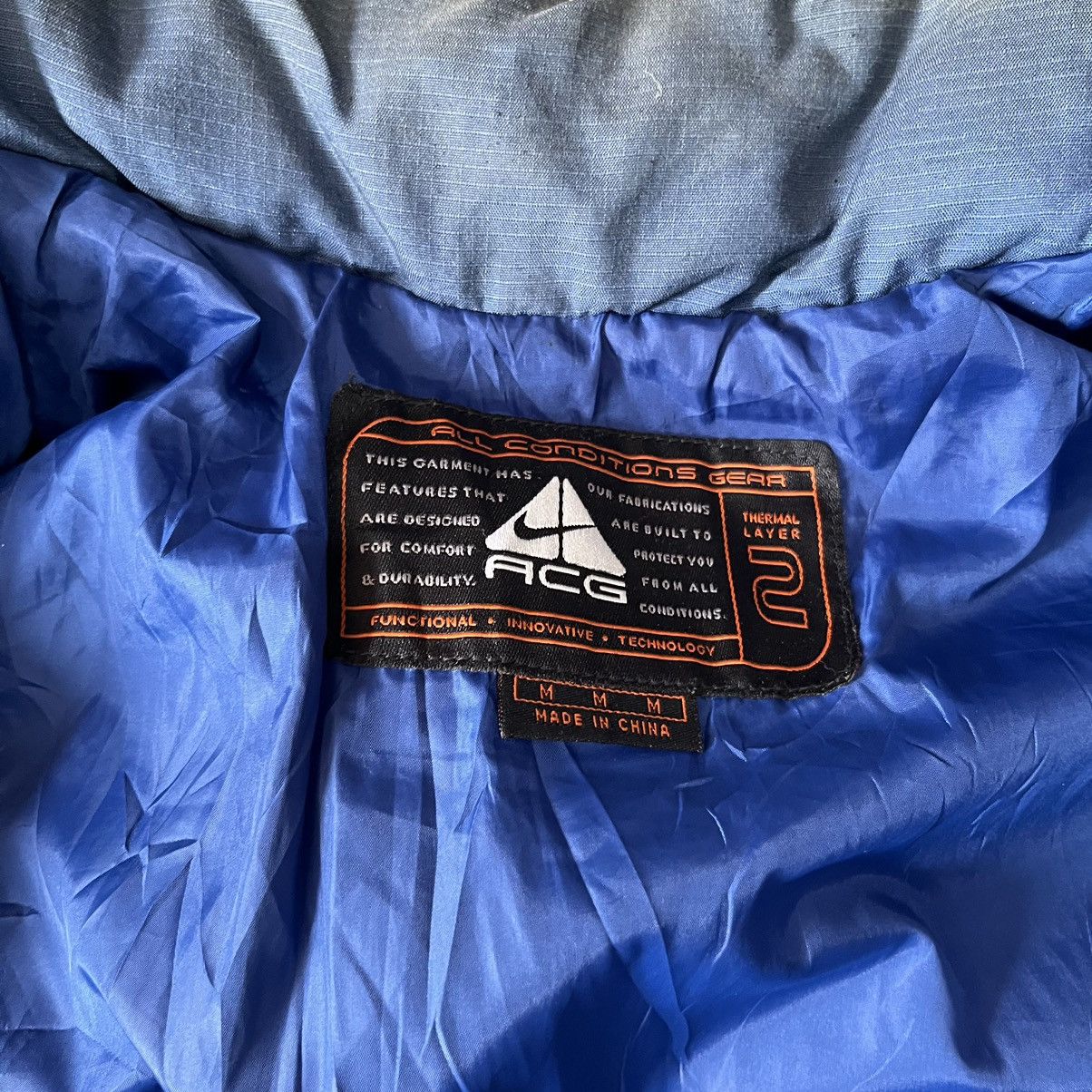 Nike ACG 90s Nike acg neon puffer jacket Size US M / EU 48-50 / 2 - 8 Thumbnail