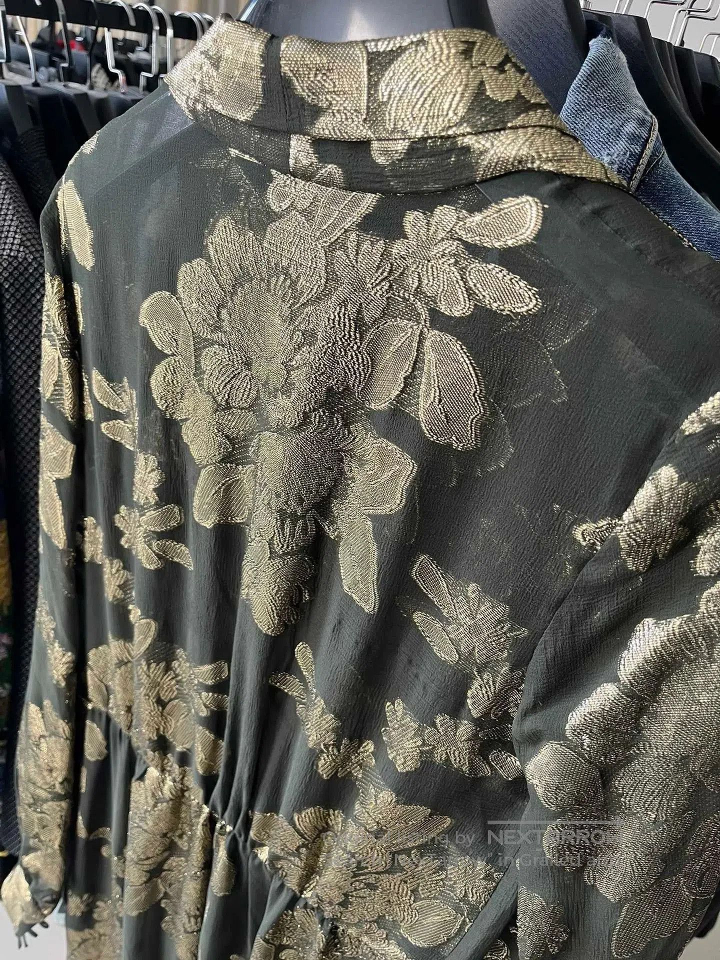 Saint Laurent Paris Saint Laurent Dark Green Silk Dress. Size S / US 4 / IT 40 - 6 Thumbnail