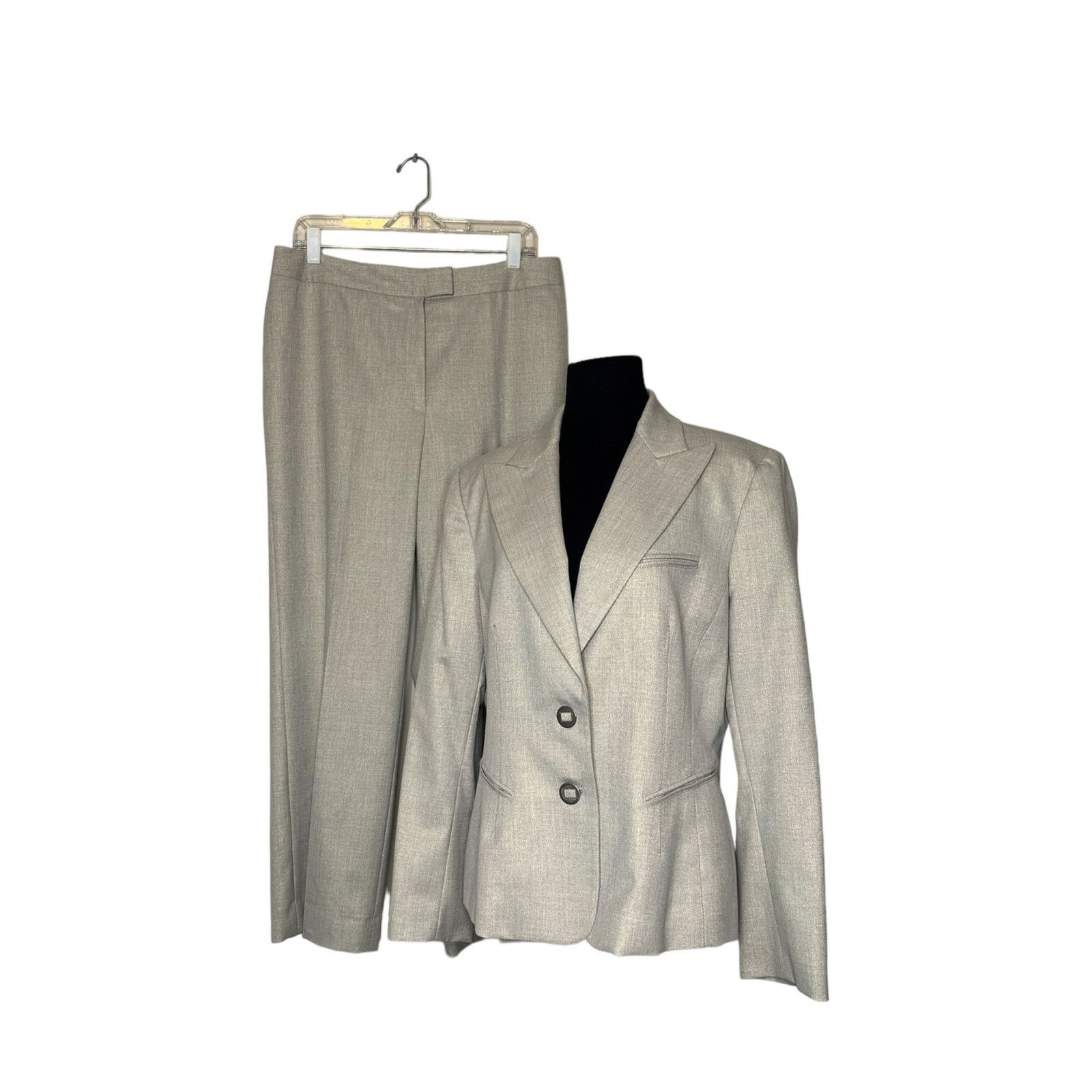 Albert Nipon Albert Nipon shimmery tan pant blazer suit size 12 Size XL / US 12-14 / IT 48-50 - 10 Thumbnail