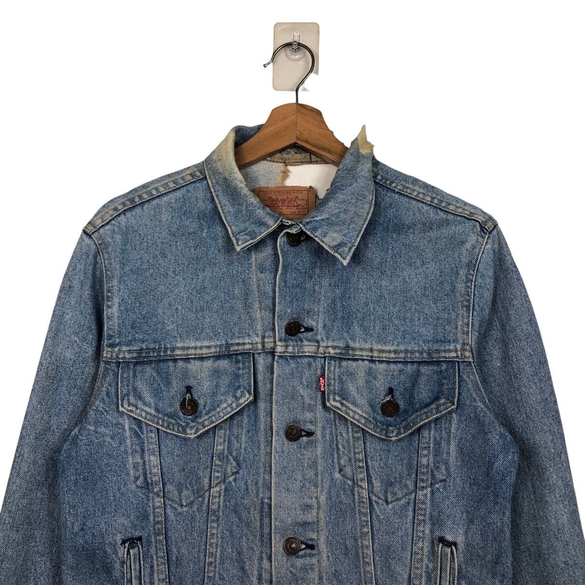 Levi's 📌Vintage Trucker Denim Jacket Distressed Levi's Made in Usa Size US M / EU 48-50 / 2 - 4 Thumbnail