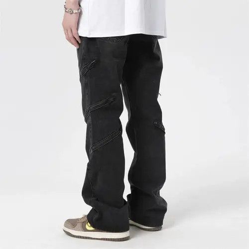 VIBE punk flared cargo jeans