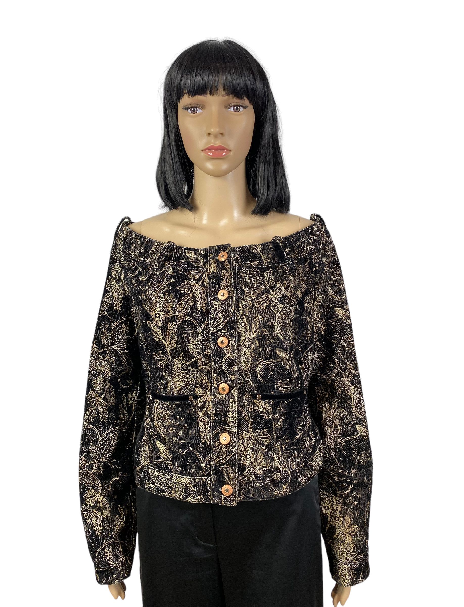 Vintage × Voyage Voyage Passion Vintage Jacket decorated velvet pants style Size L / US 10 / IT 46 - 1 Thumbnail
