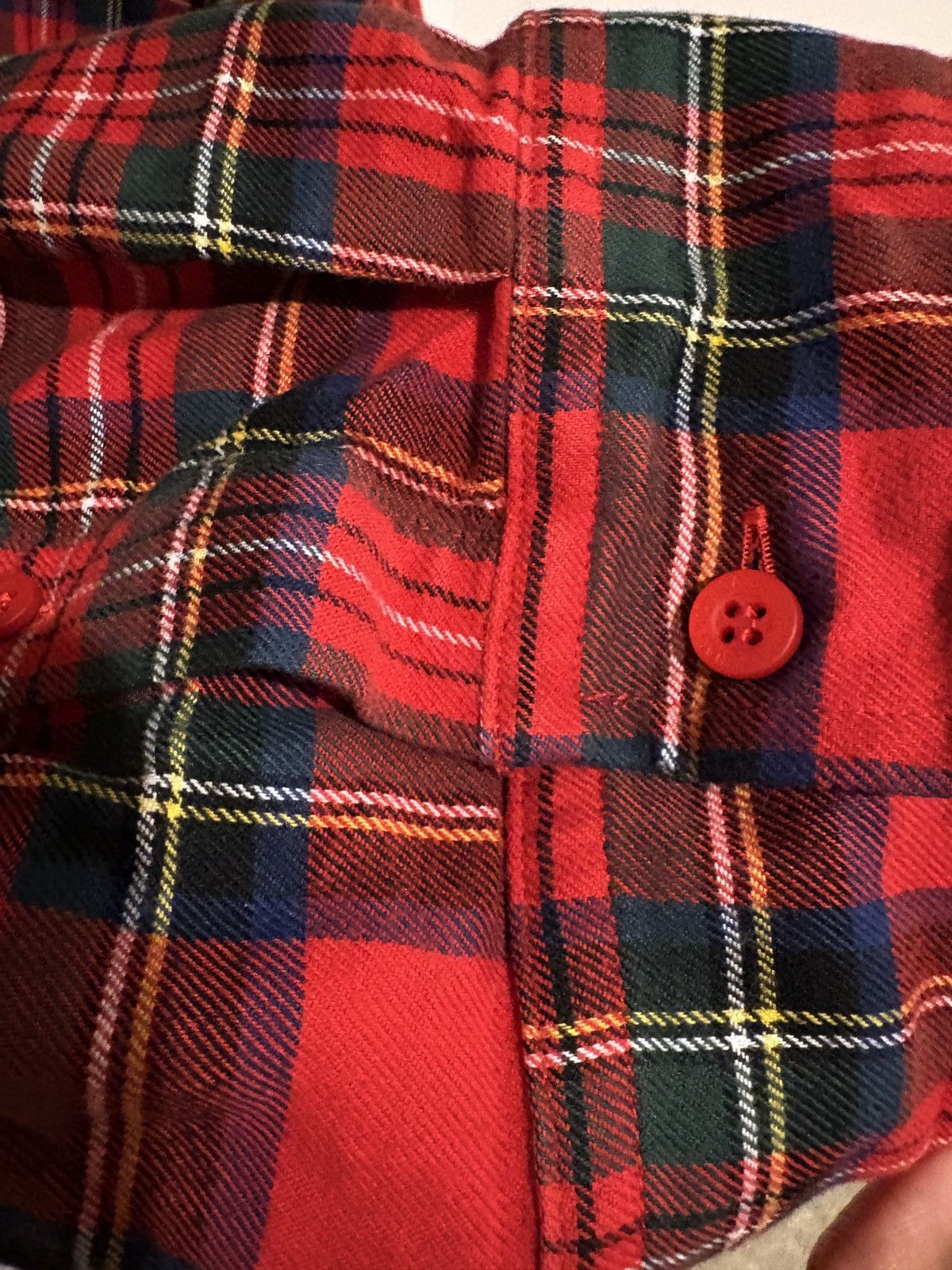 Balenciaga BALENCIAGA RED TARTAN HOODED SHIRT UNIFIT Size US XL / EU 56 / 4 - 6 Thumbnail