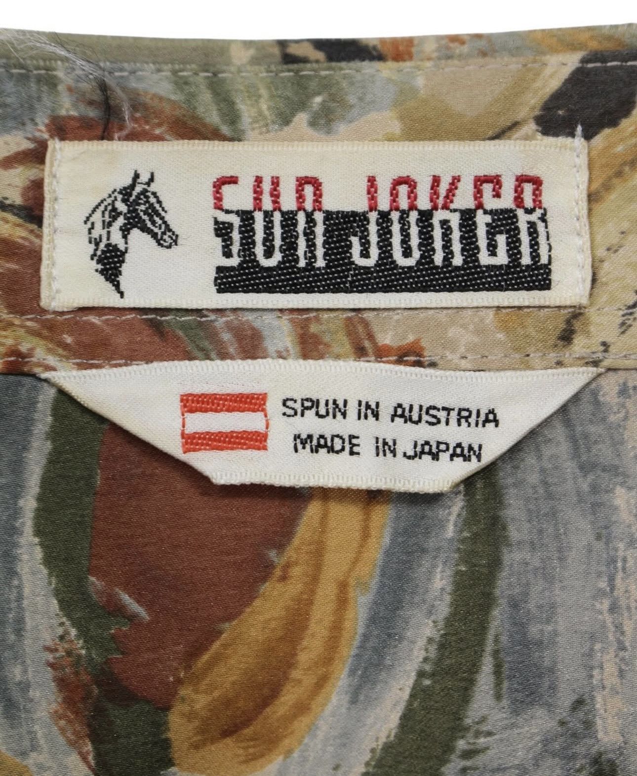 Japanese Brand 1990S SUN JOKER SILK SHIRT Size US L / EU 52-54 / 3 - 3 Thumbnail