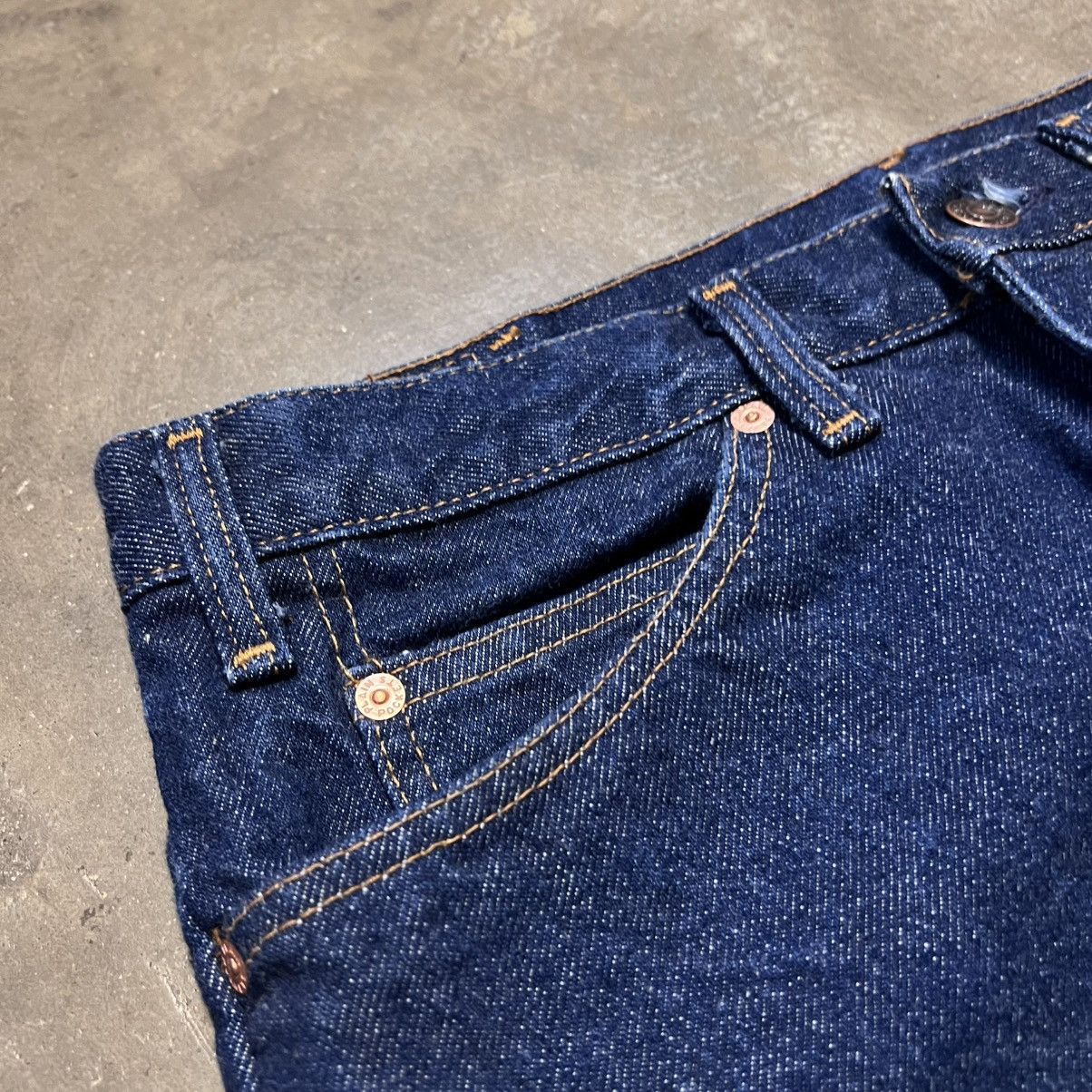 JCPenney Vintage 70s JCPenney Plain Pockets Flare Bootcut Denim Jeans Size US 34 / EU 50 - 9 Thumbnail