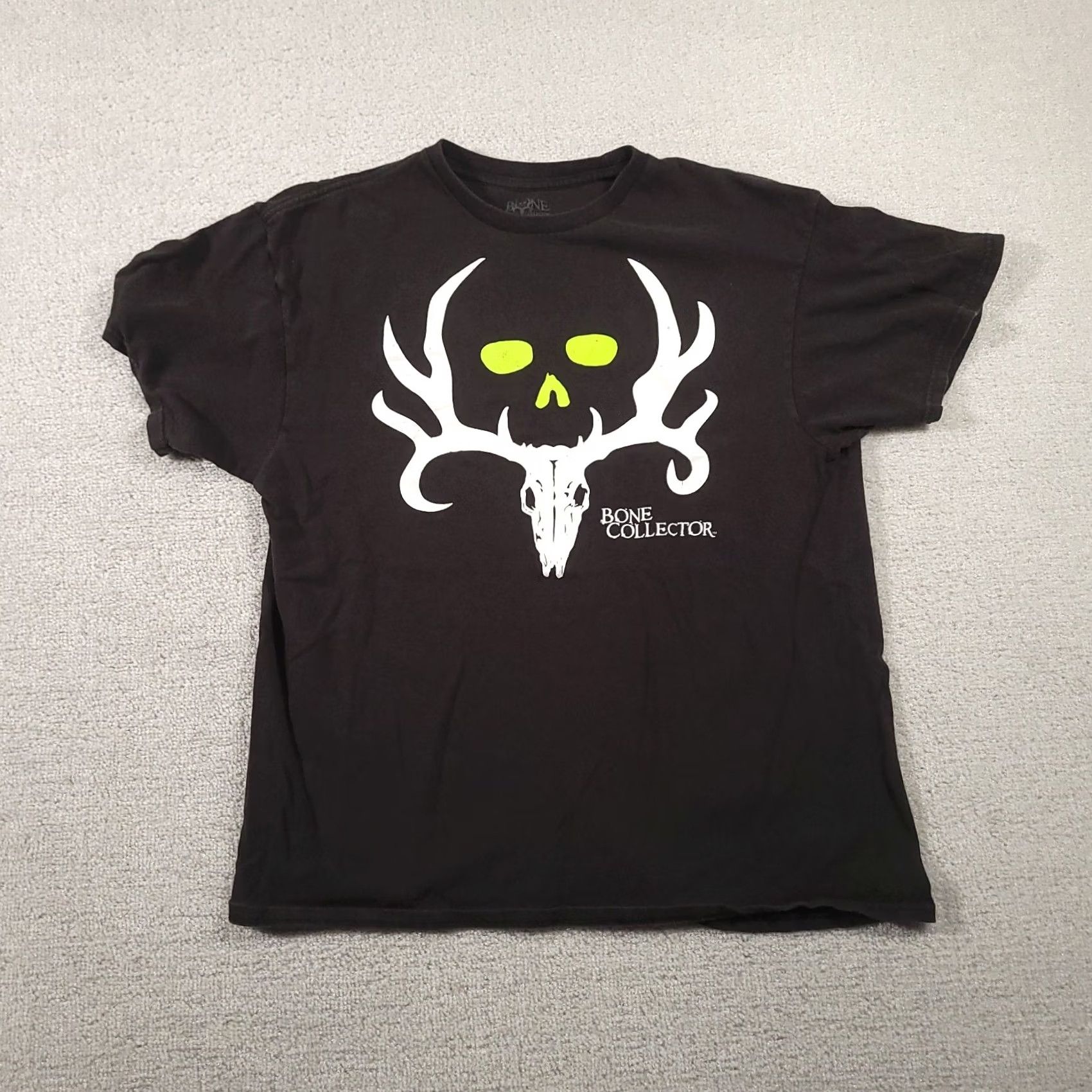 Bones Bone Collector Mens XL Black Short Sleeve Shirt Size US XL / EU 56 / 4 - 2 Thumbnail
